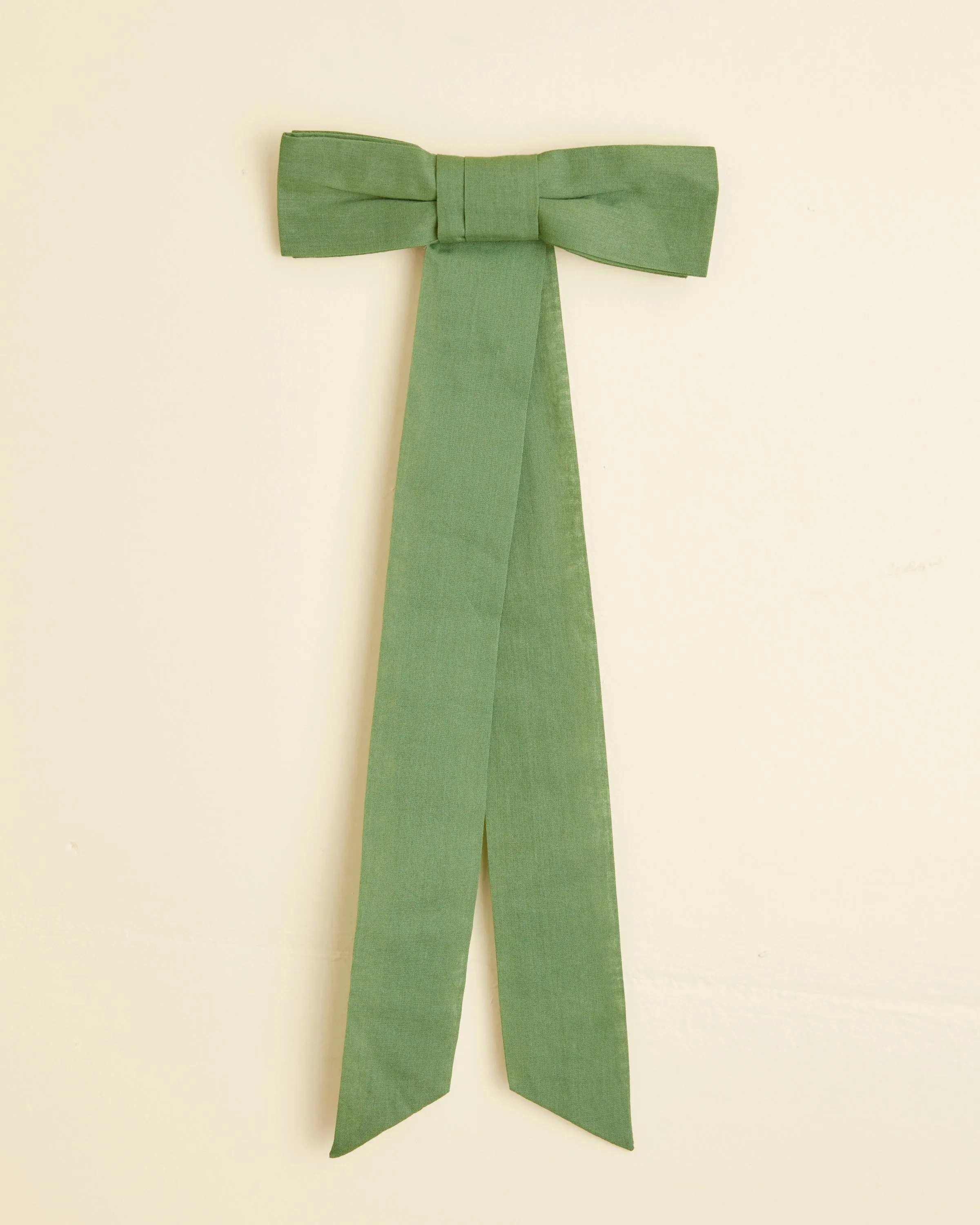 Bow Barrette - Green sold by BODE