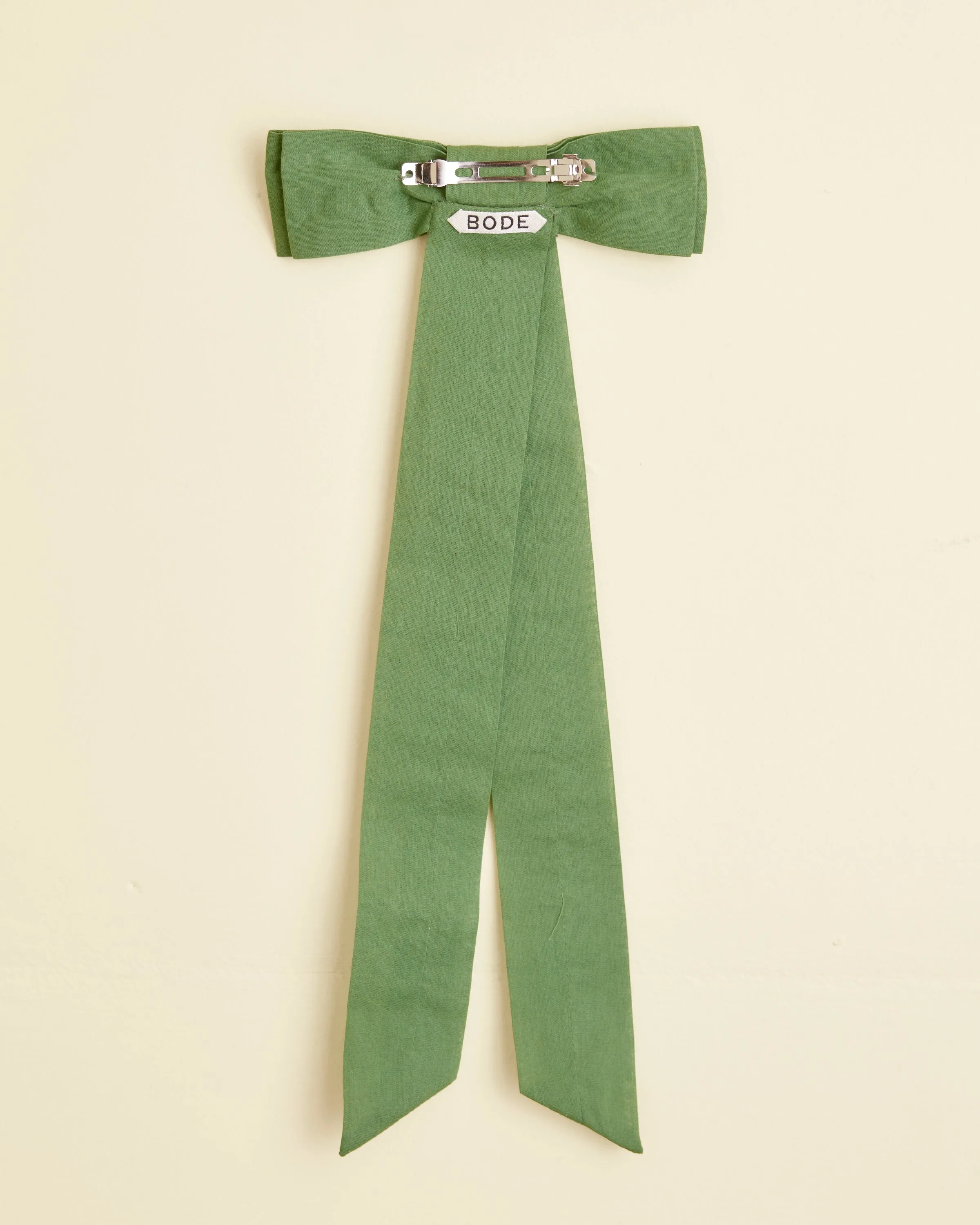 Bow Barrette - Green sold by BODE product image thumbnail 4