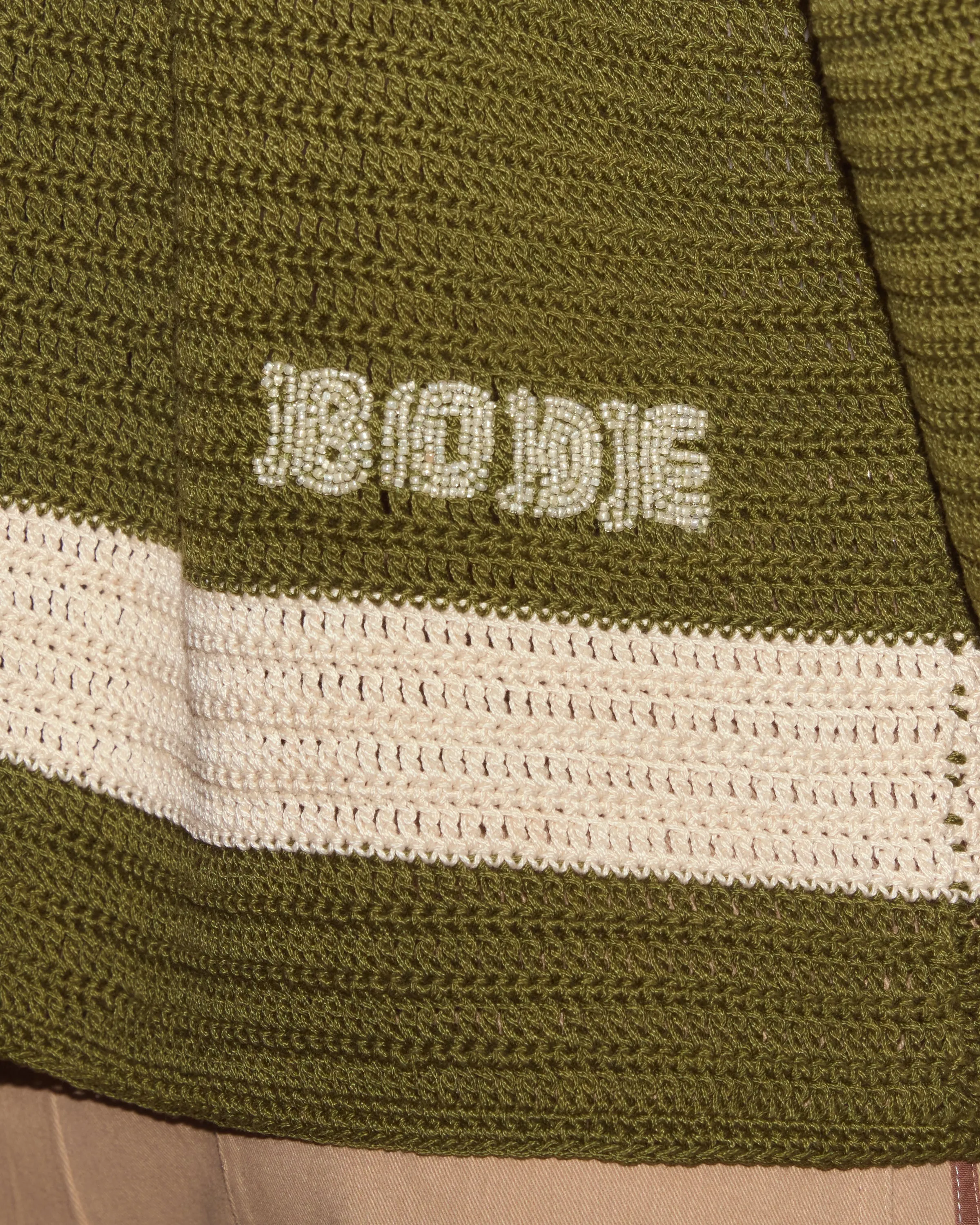 Marsh Crochet Long Sleeve Shirt sold by BODE product image thumbnail 4