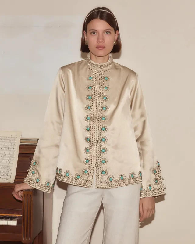 Lapis Braid Jacket made by BODE