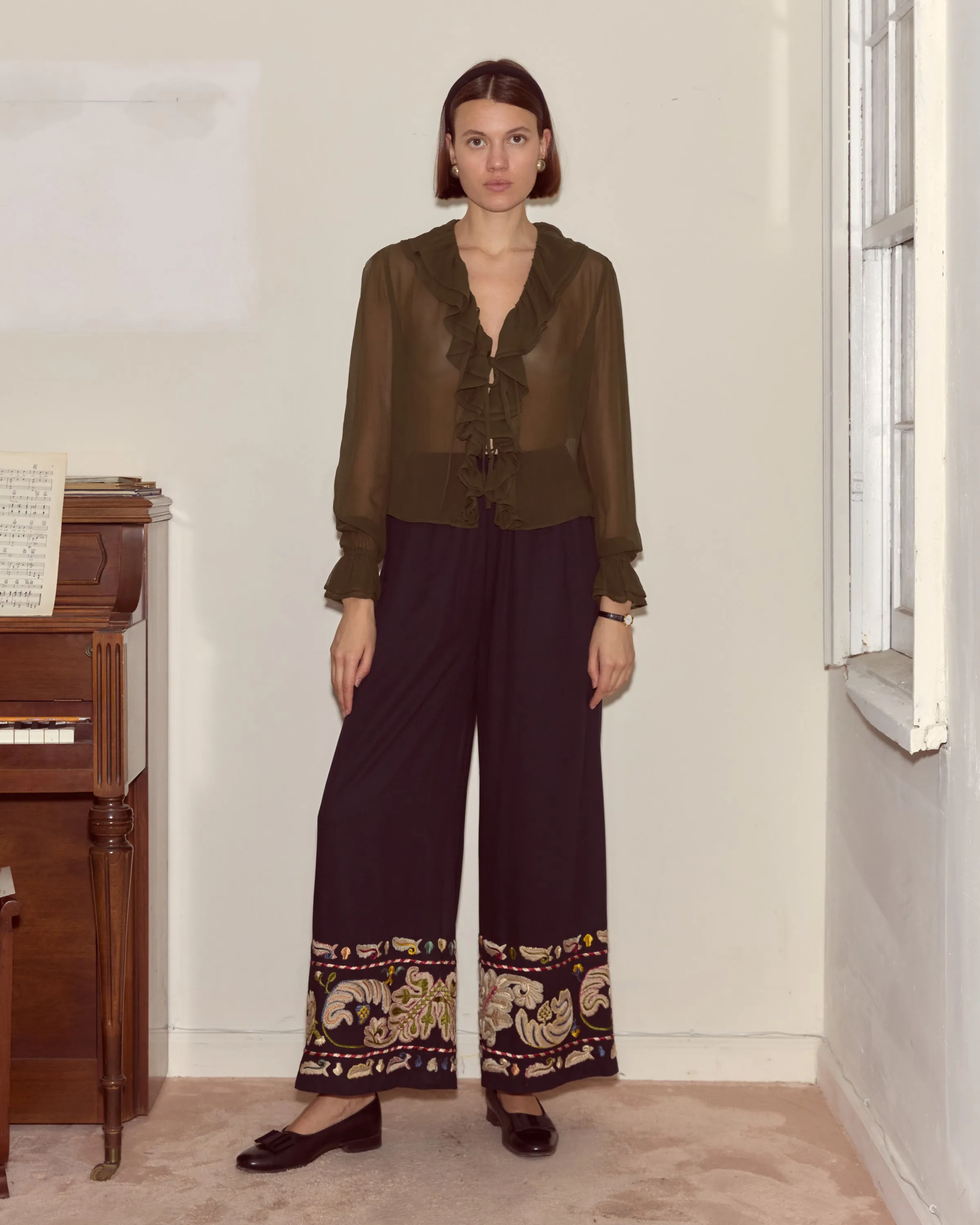 Feather Runner Pants sold by BODE