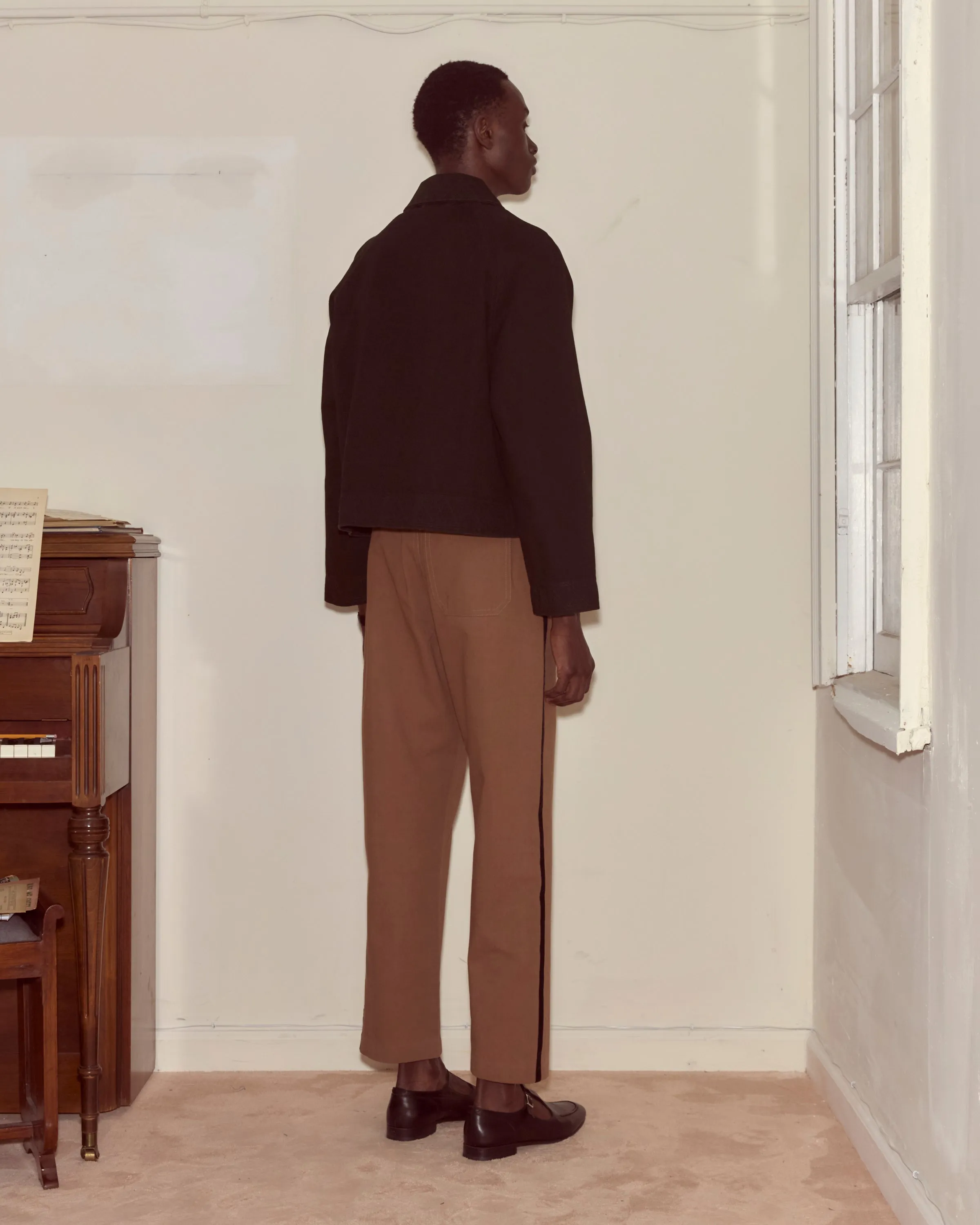 Embroidered Denim Jacket - Black sold by BODE product image thumbnail 3