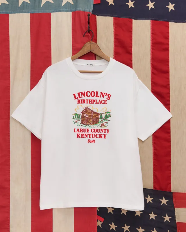Lincoln's Birthplace Tee made by BODE