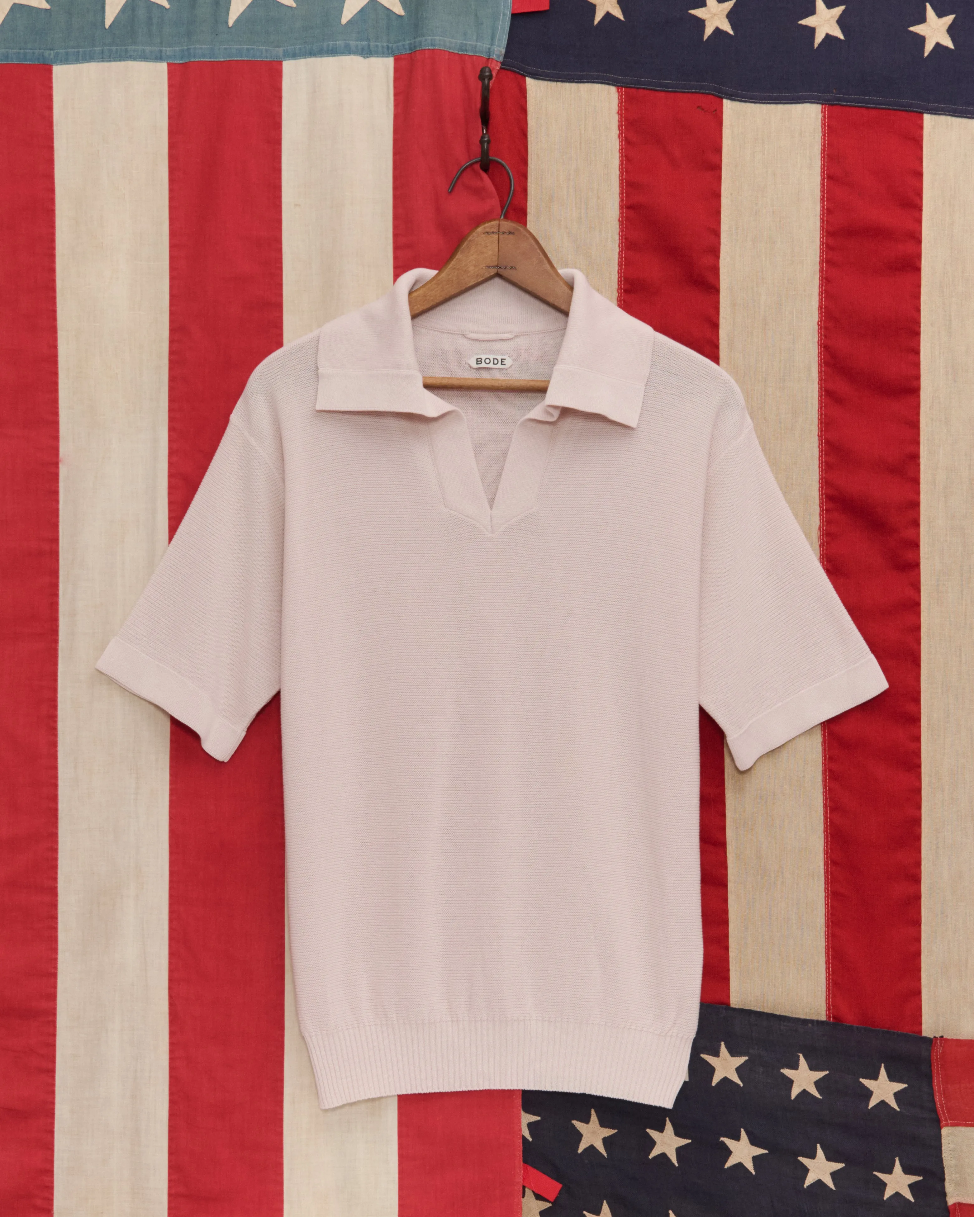 Boxy Polo - Ecru sold by BODE