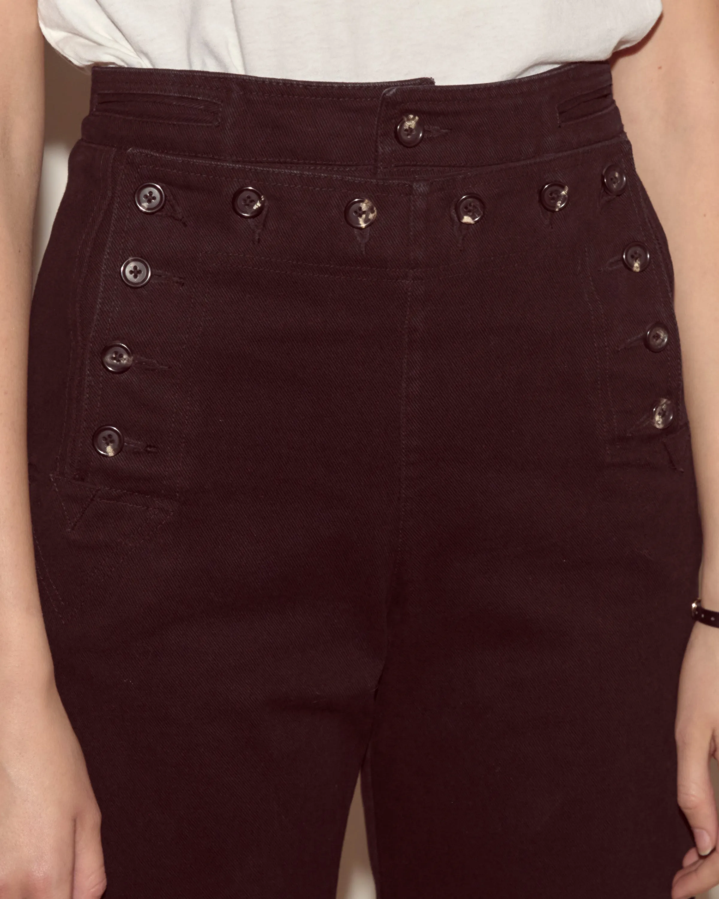 Denim Sailor Trousers - Black sold by BODE product image thumbnail 4