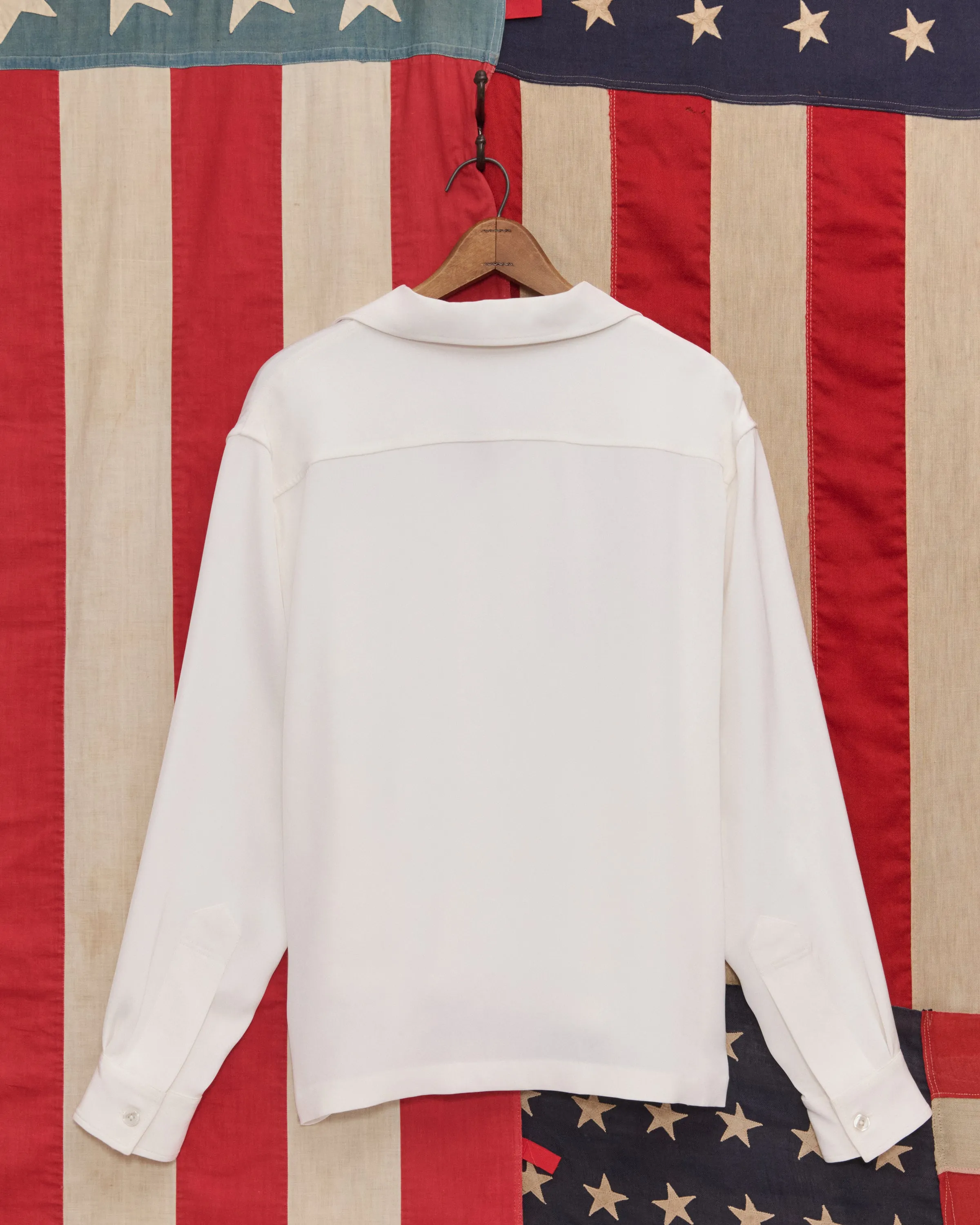 Trillium Long Sleeve Shirt - Cream sold by BODE product image thumbnail 2