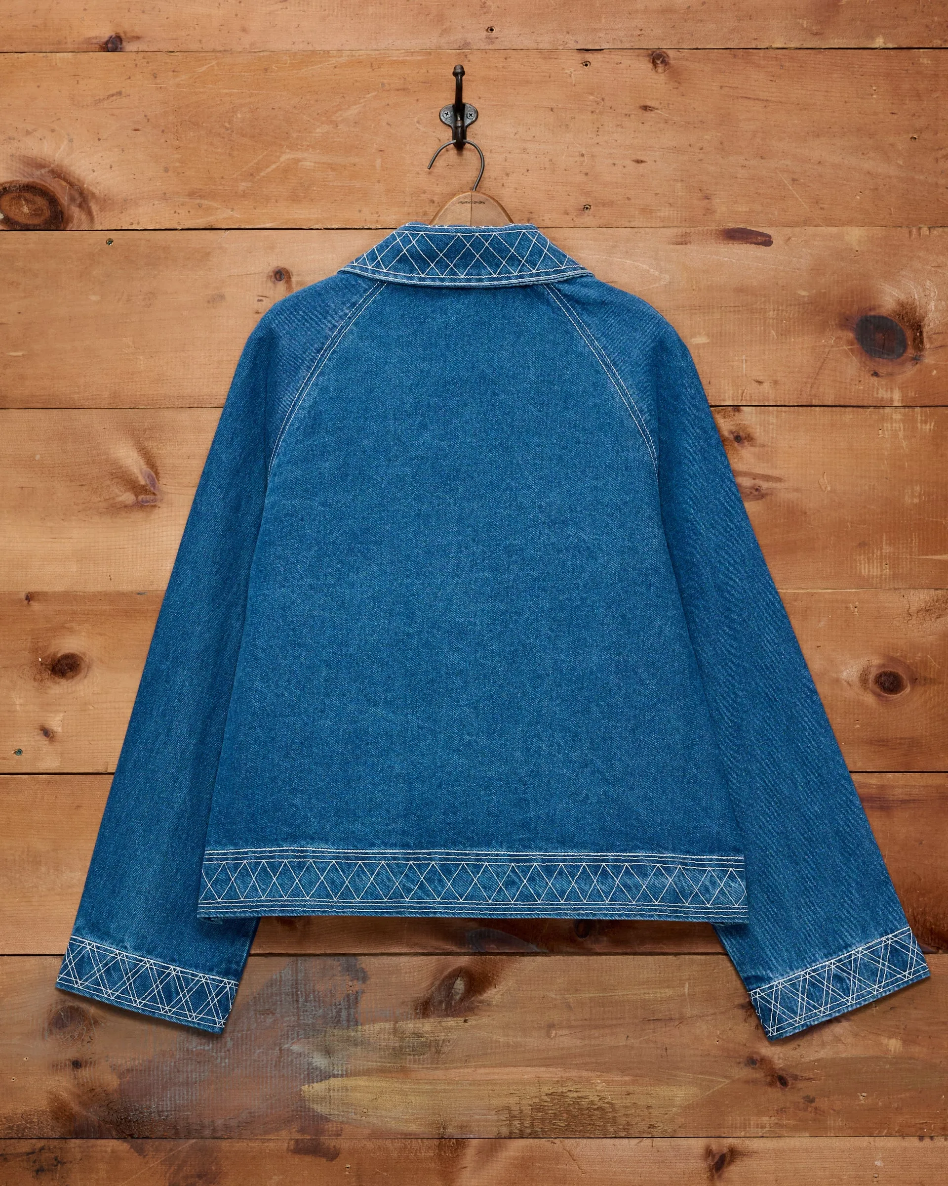 Embroidered Denim Jacket sold by BODE product image thumbnail 2