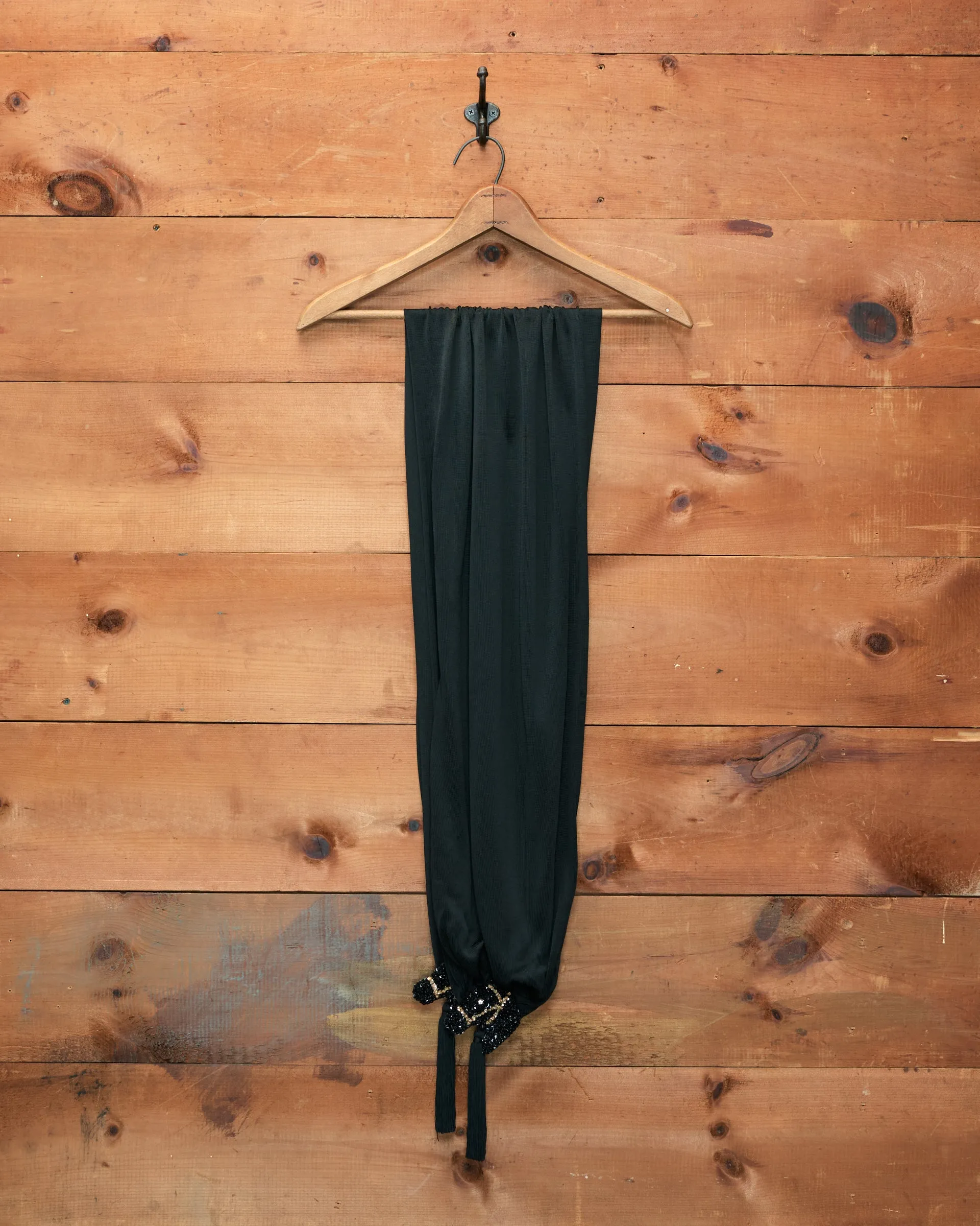 Sequin Pony Scarf - Black sold by BODE product image thumbnail 2