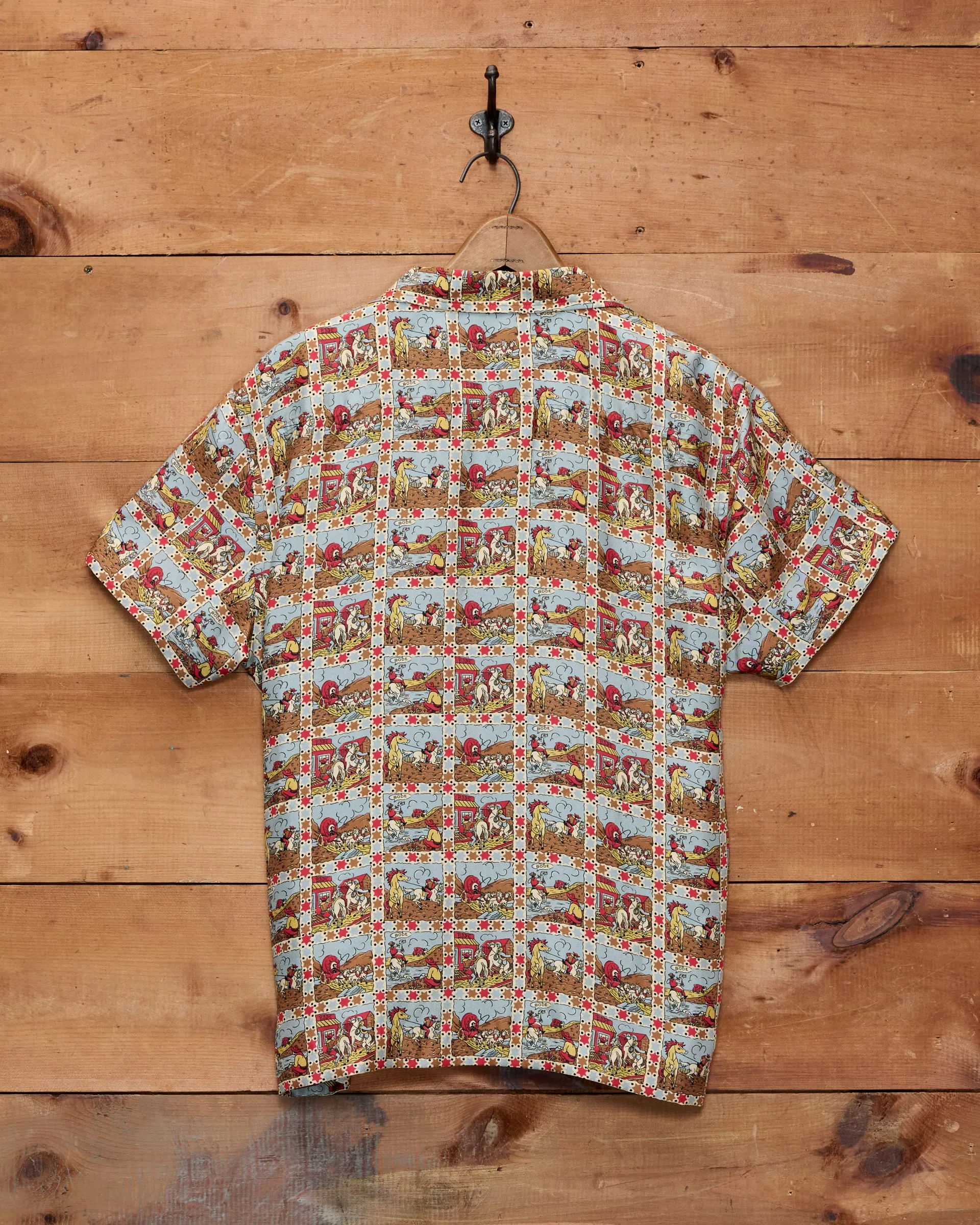 Cowboy Comic Short Sleeve Shirt sold by BODE product image thumbnail 2