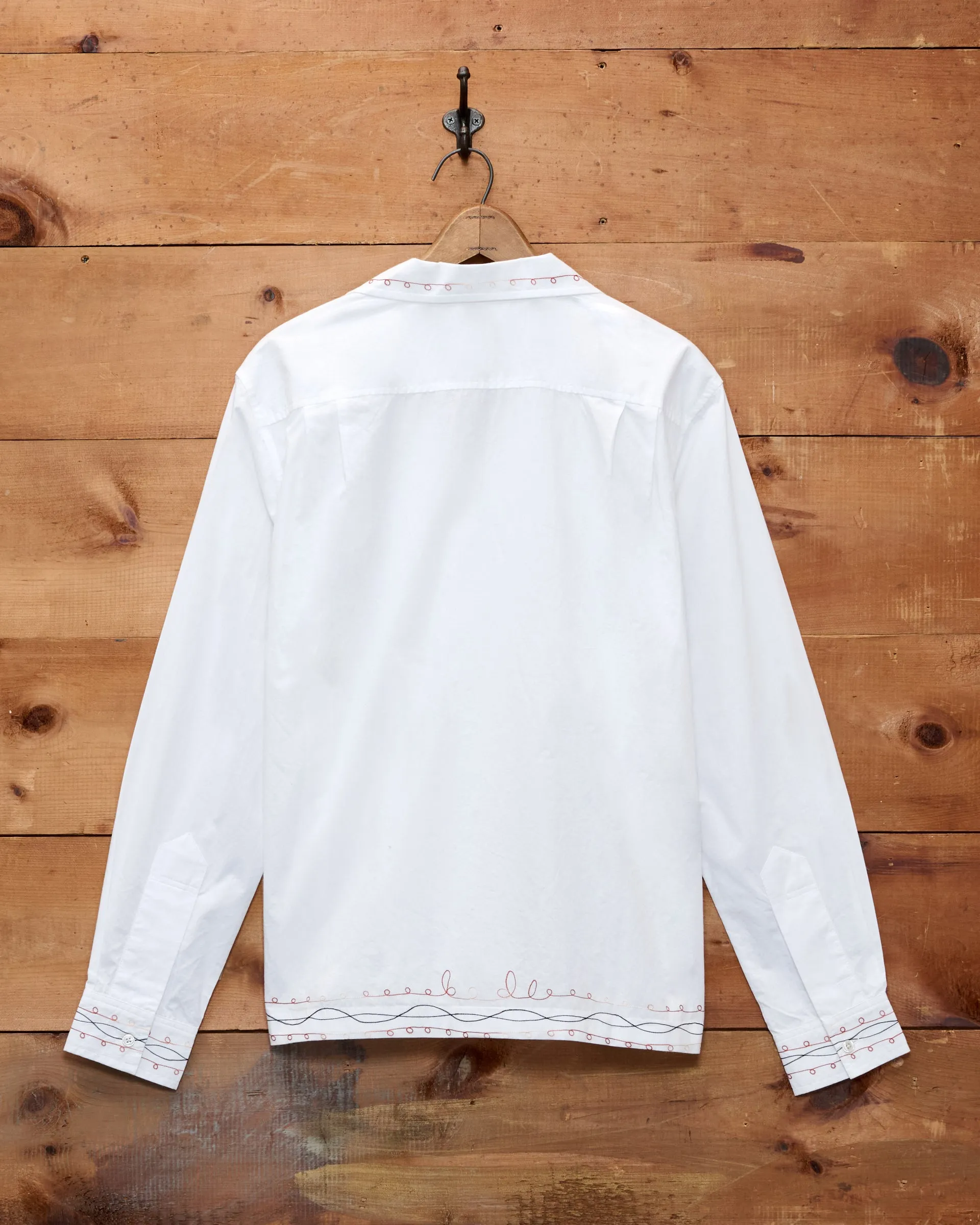 Looped Chainstitch Long Sleeve Shirt sold by BODE product image thumbnail 2