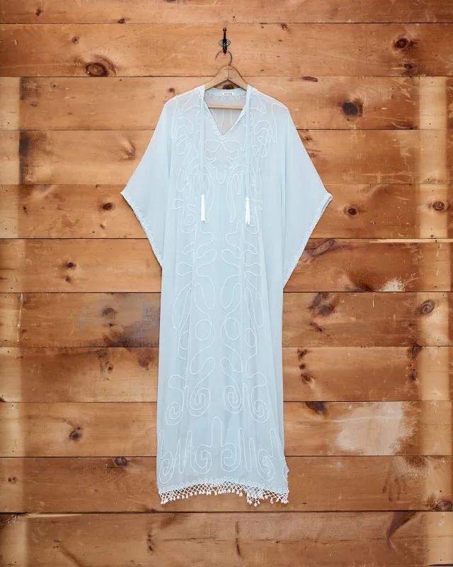 Beaded Cirrus Kaftan made by BODE