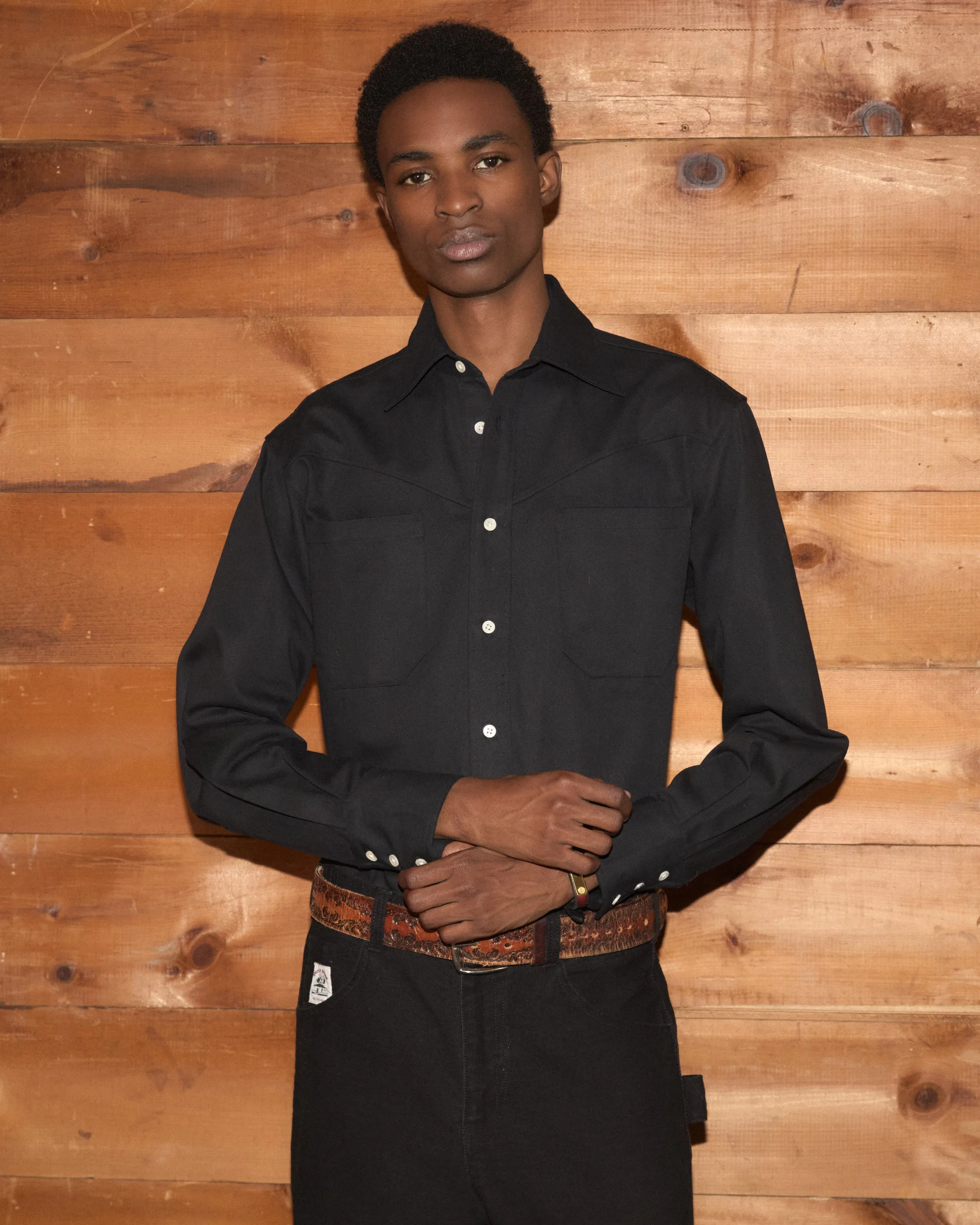 Faille Western Shirt sold by BODE product image thumbnail 3
