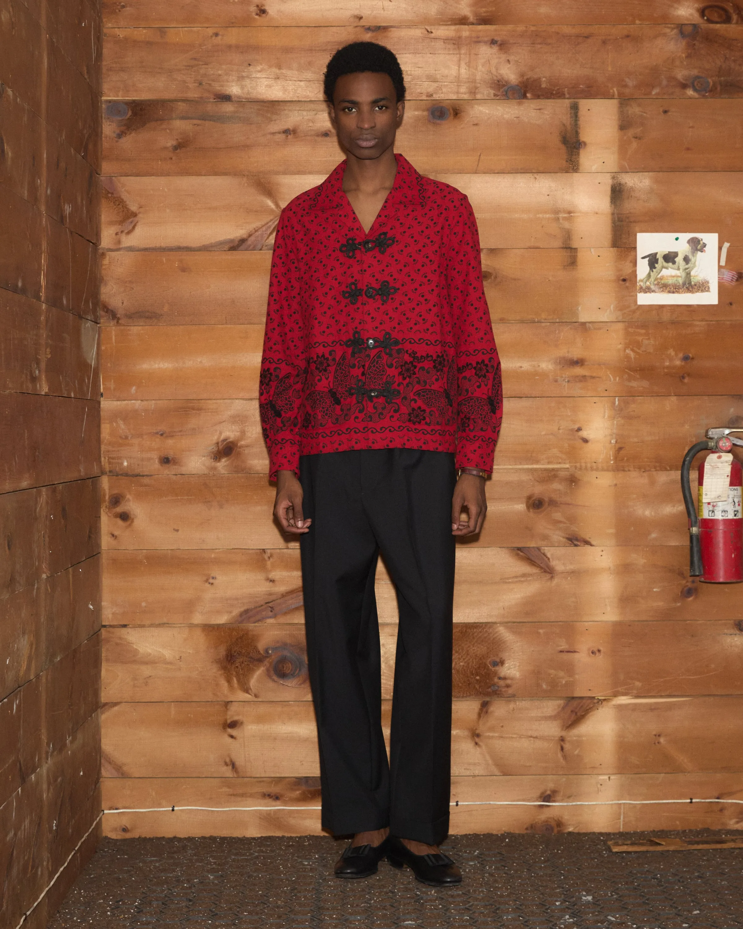 Beaded Kerchief Long Sleeve Shirt sold by BODE product image thumbnail 4