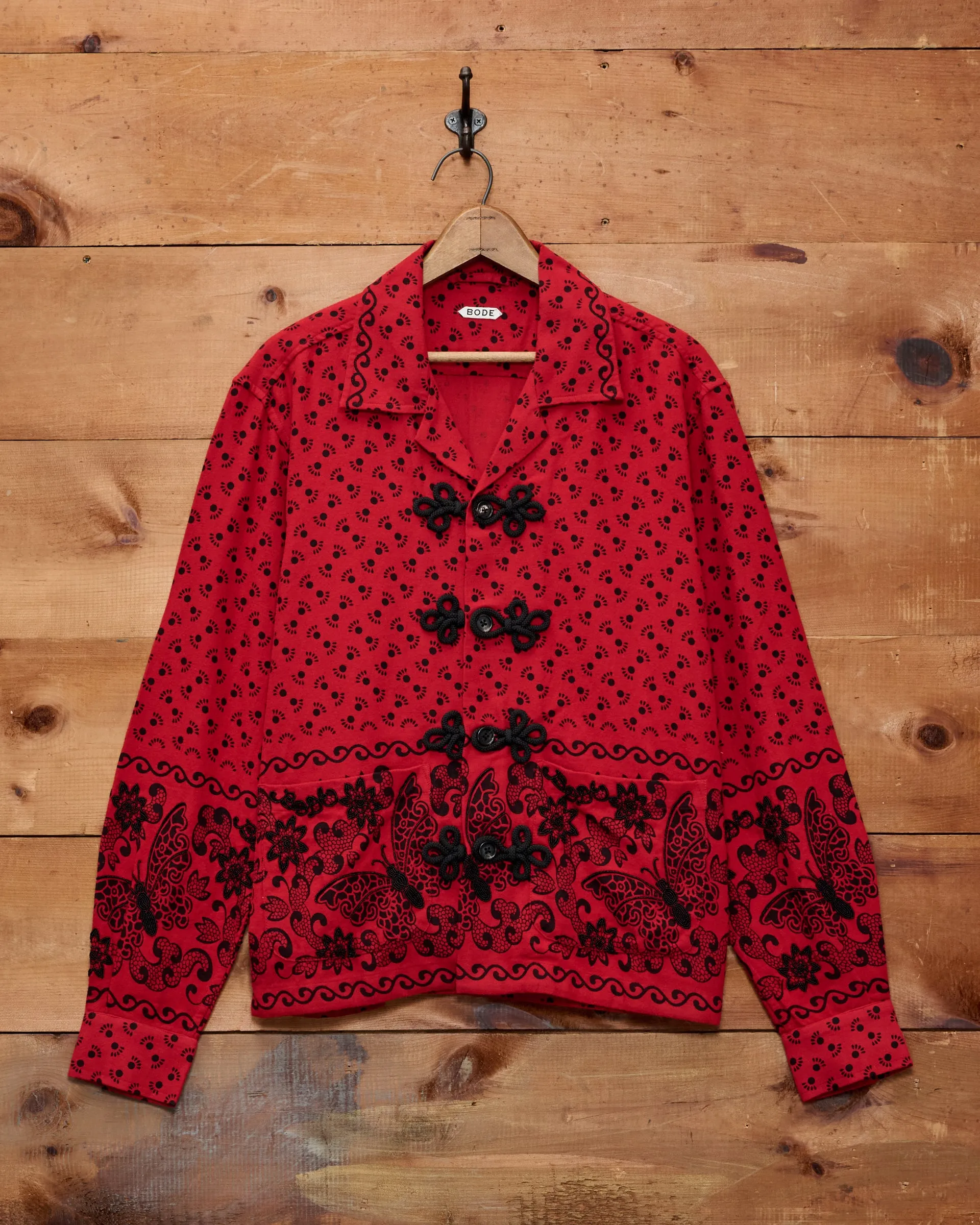 Beaded Kerchief Long Sleeve Shirt sold by BODE