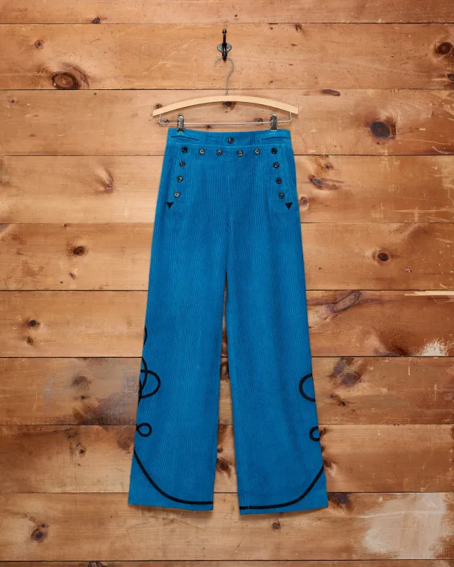 Stagecoach Corduroy Sailor Trousers made by BODE
