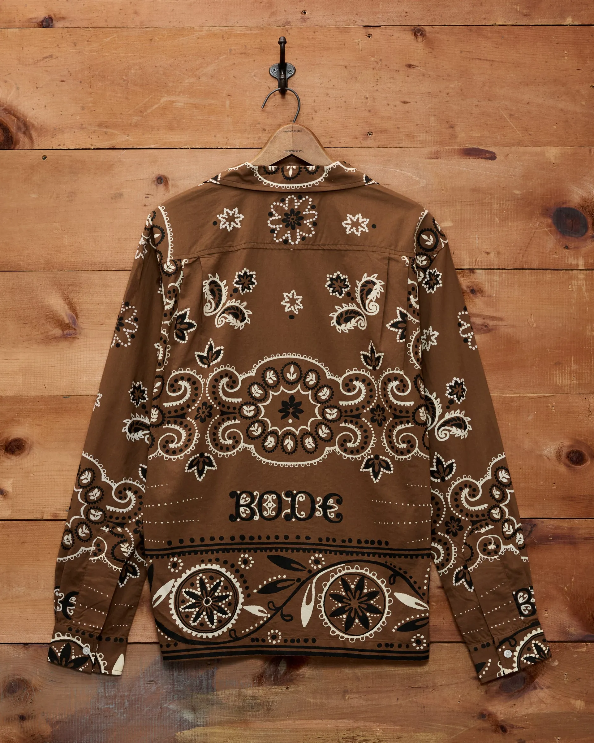 Bandana Print Long Sleeve Shirt sold by BODE product image thumbnail 2