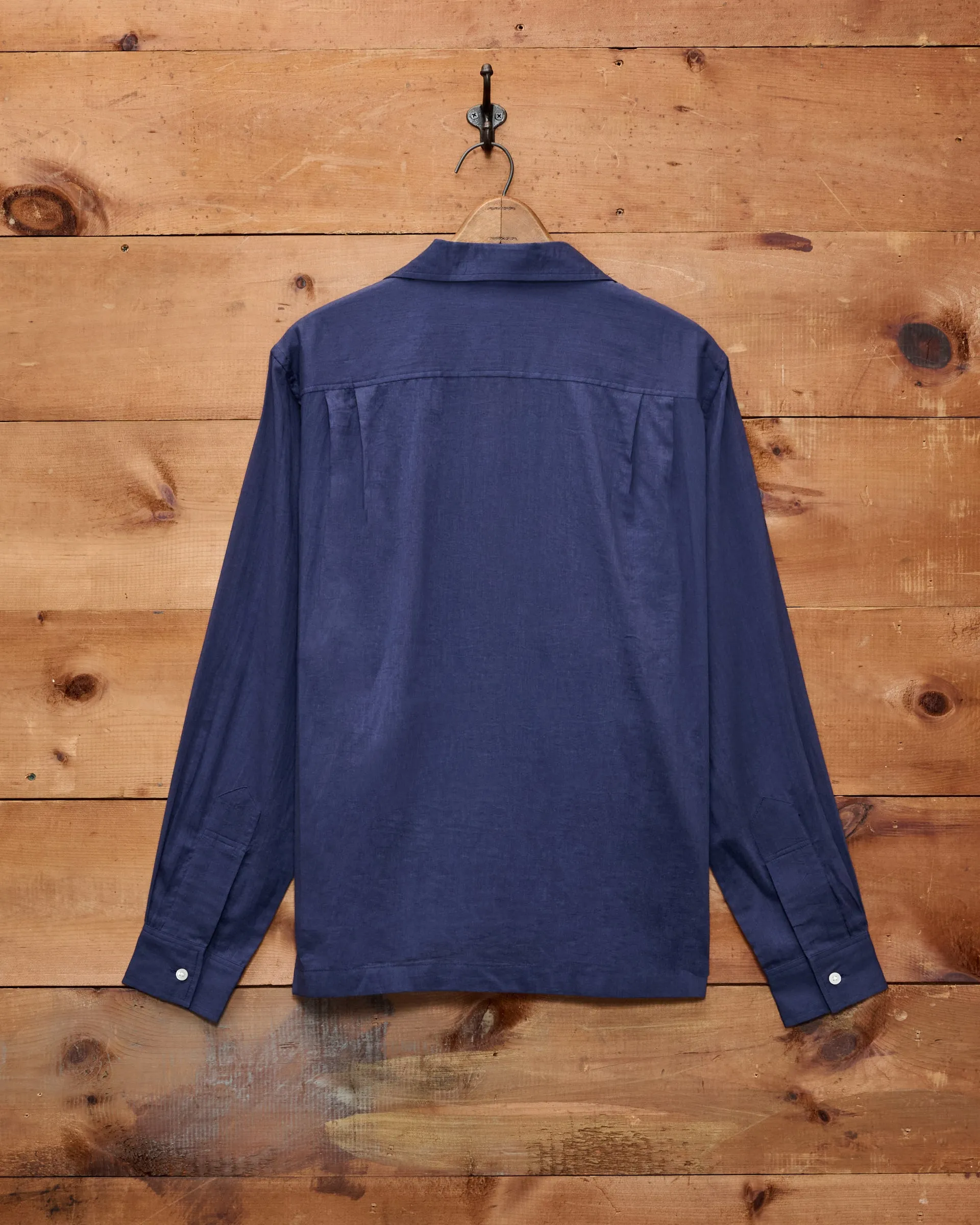 Voile Long Sleeve Shirt - Navy sold by BODE product image thumbnail 2