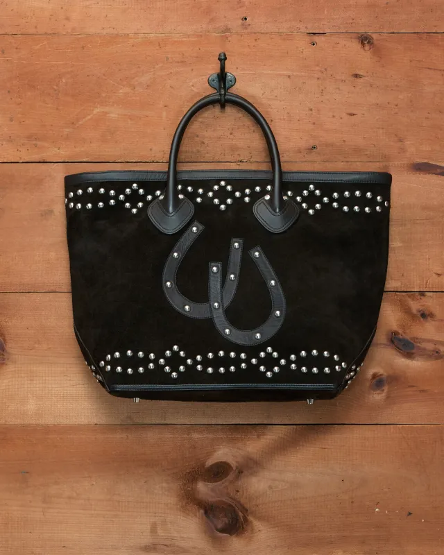 Studded Horseshoe Tote made by BODE