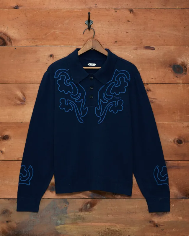 Blaze Polo - Navy made by BODE