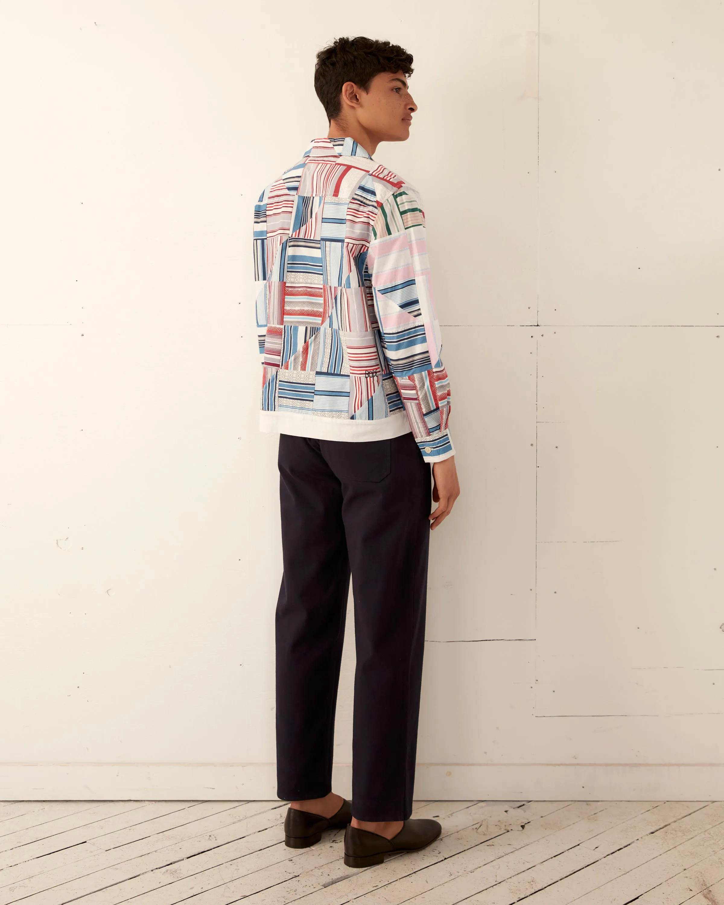 Patchwork Oxford Long Sleeve Shirt sold by BODE product image thumbnail 4