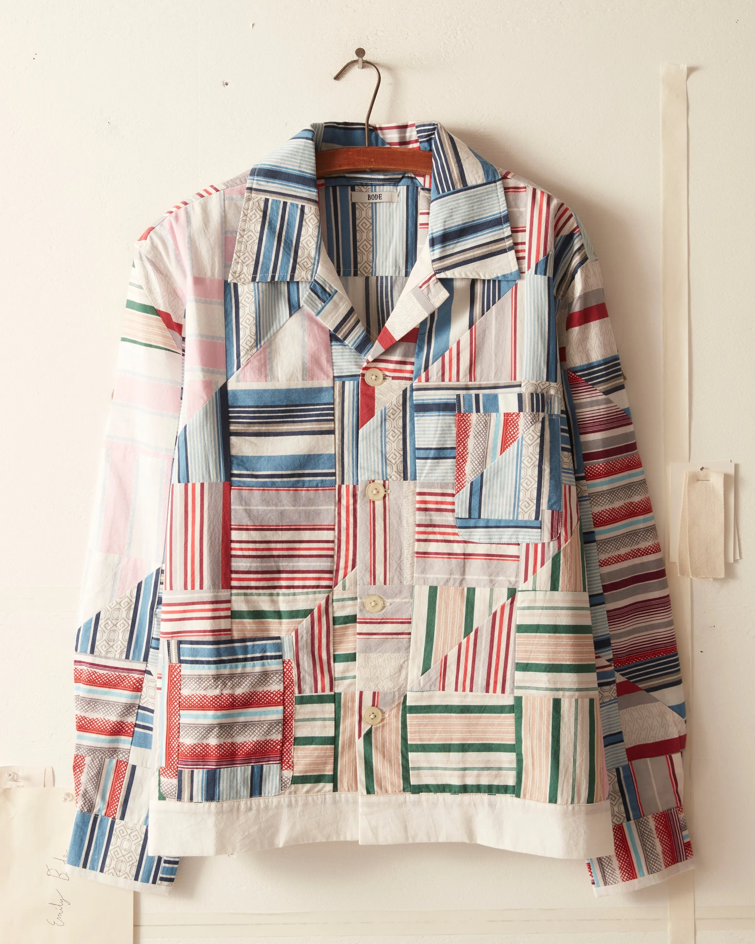 Patchwork Oxford Long Sleeve Shirt sold by BODE product image thumbnail 2