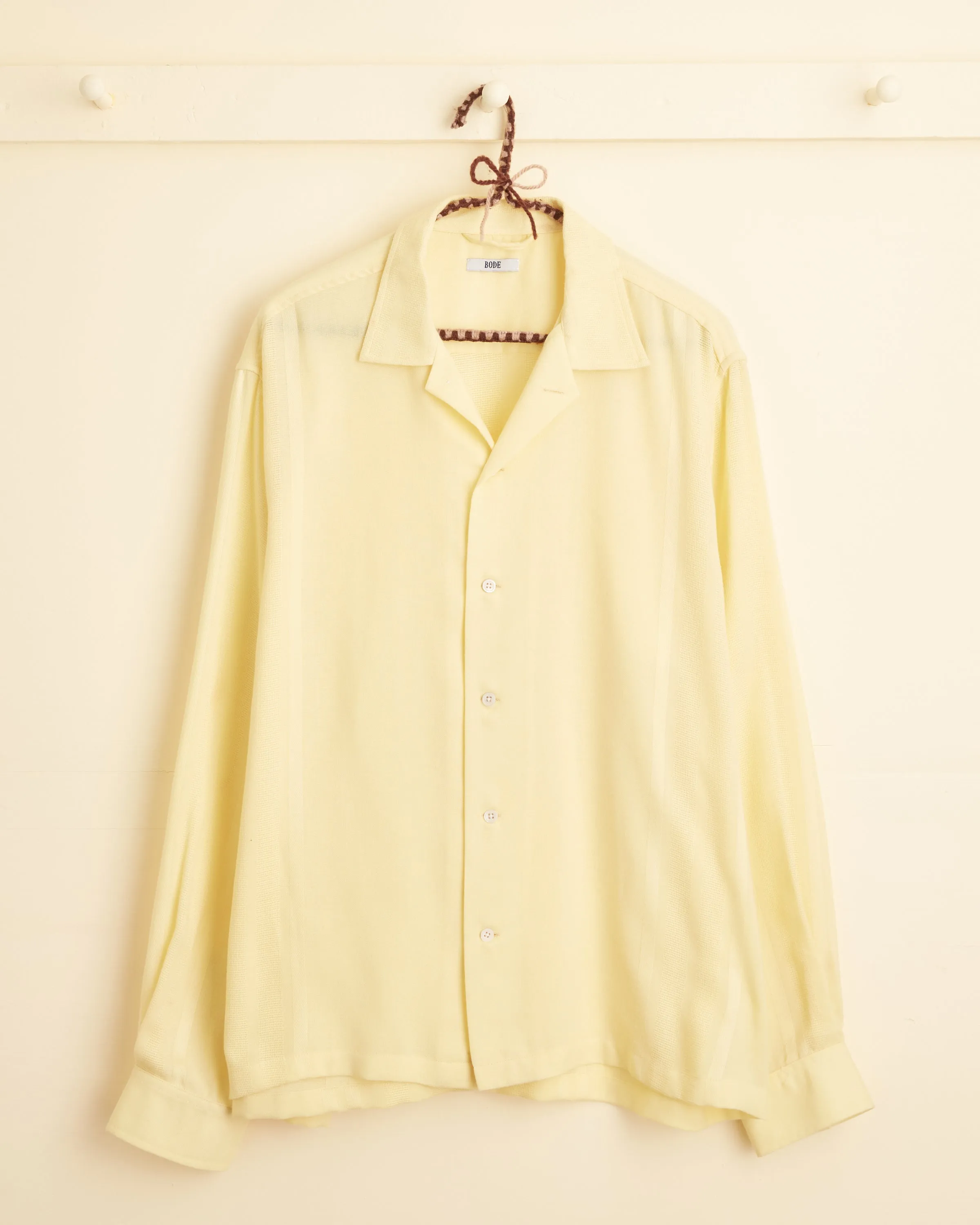 Cadmium Yellow Line Shirt - XL/XXL sold by BODE