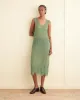 Beaded Grid Vine Dress sold by BODE