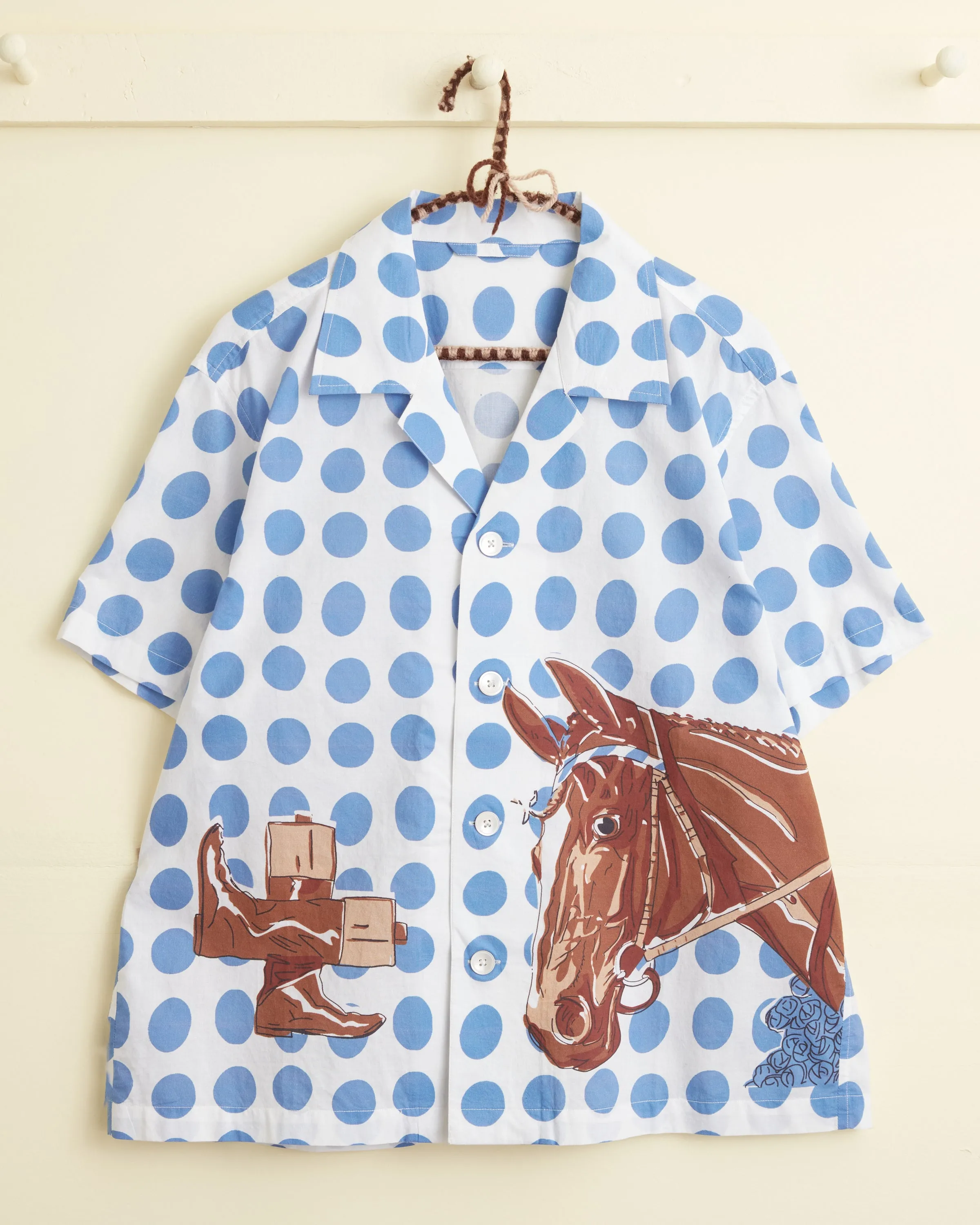 Jockey Dot Short Sleeve Shirt sold by BODE product image thumbnail 4