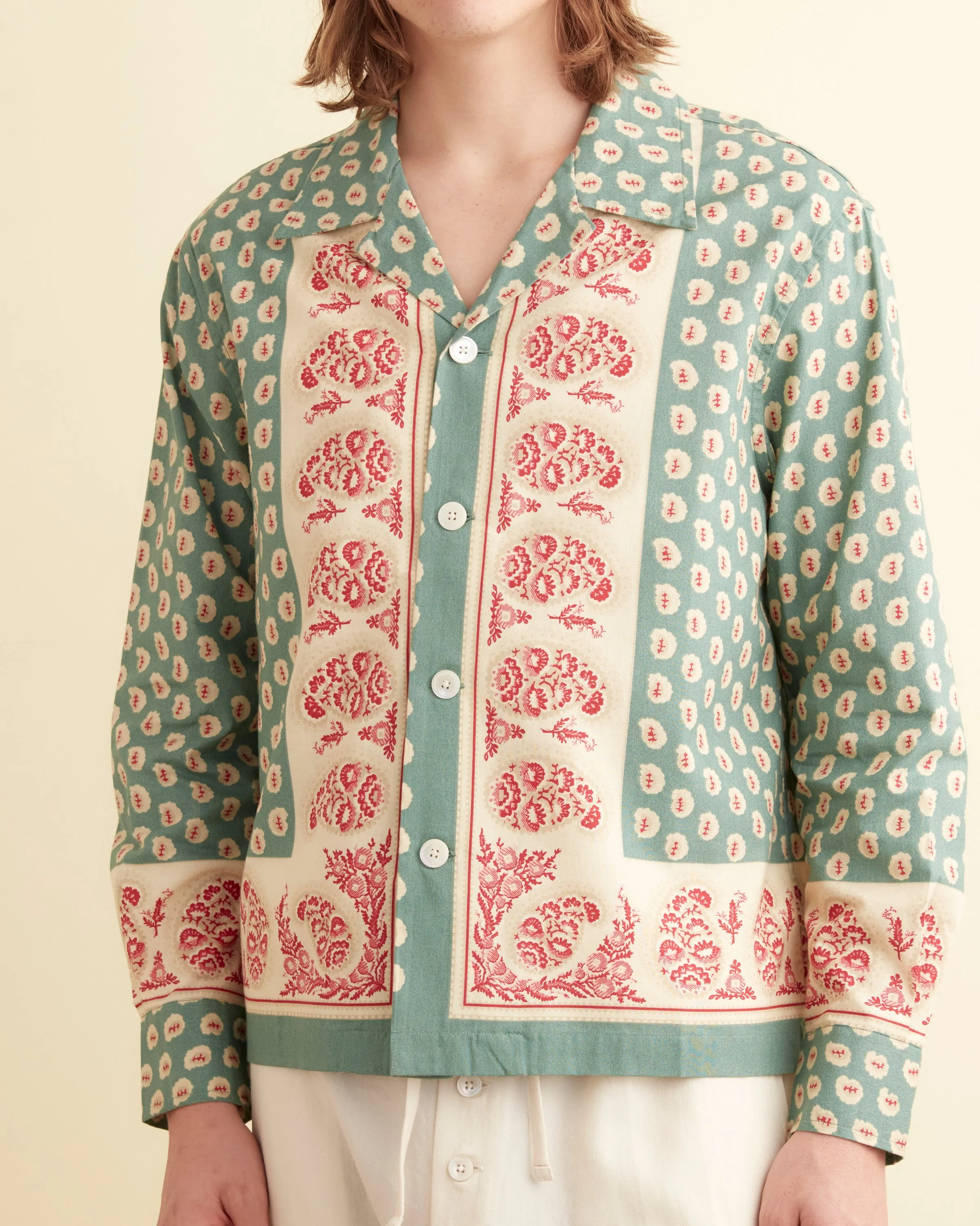 Paisley Frame Long Sleeve Shirt sold by BODE product image thumbnail 2