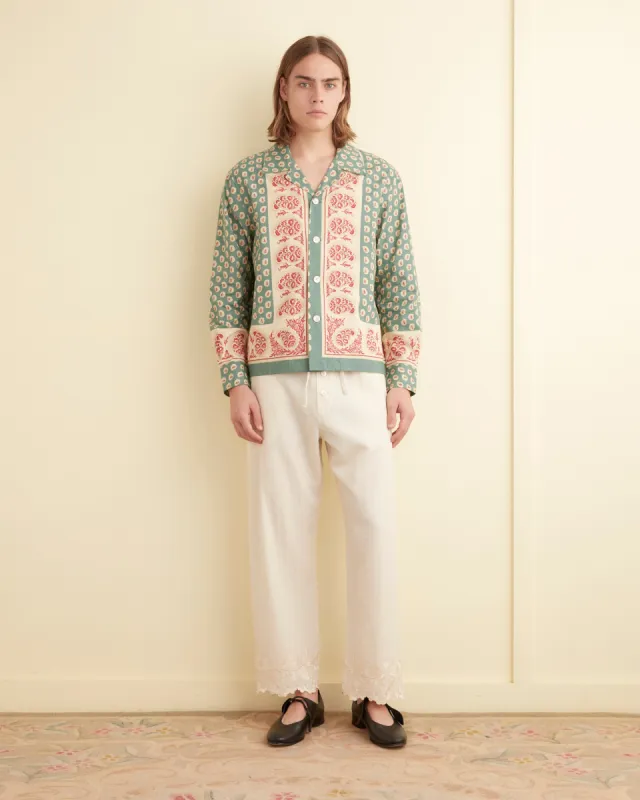 Paisley Frame Long Sleeve Shirt sold by BODE