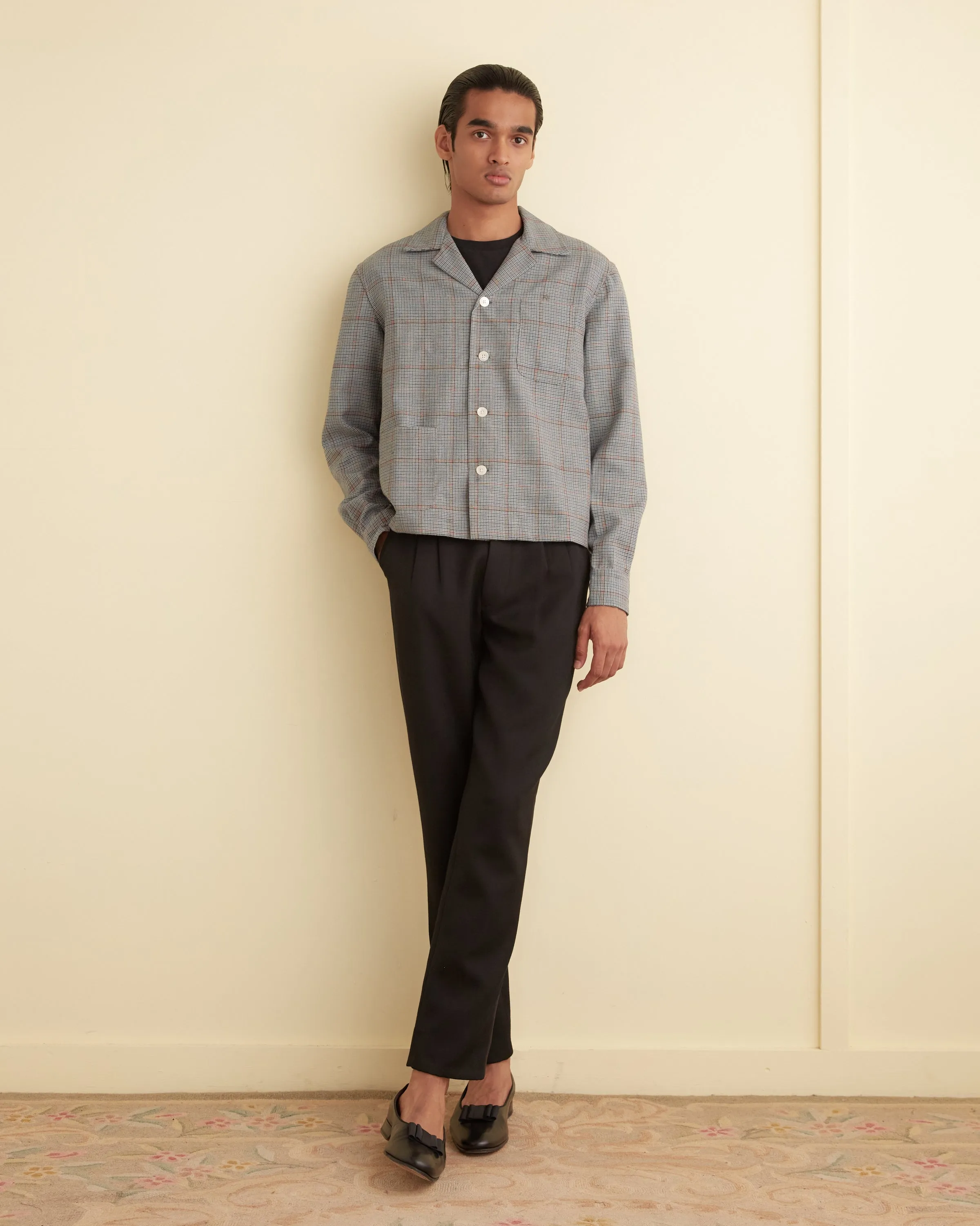 Fish Tooth Overshirt - S/M sold by BODE