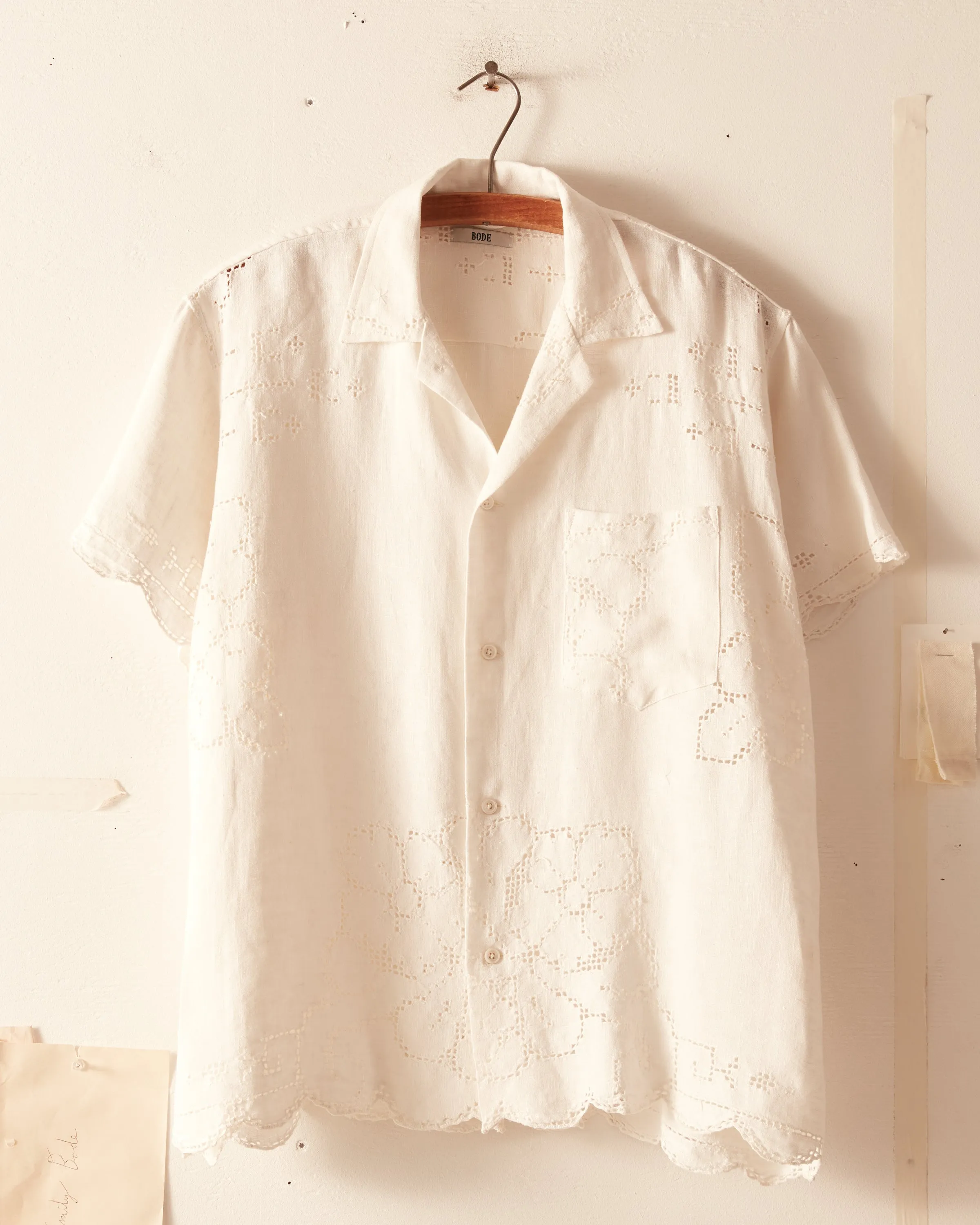 Leafy Mosaic Short Sleeve Shirt - S/M sold by BODE