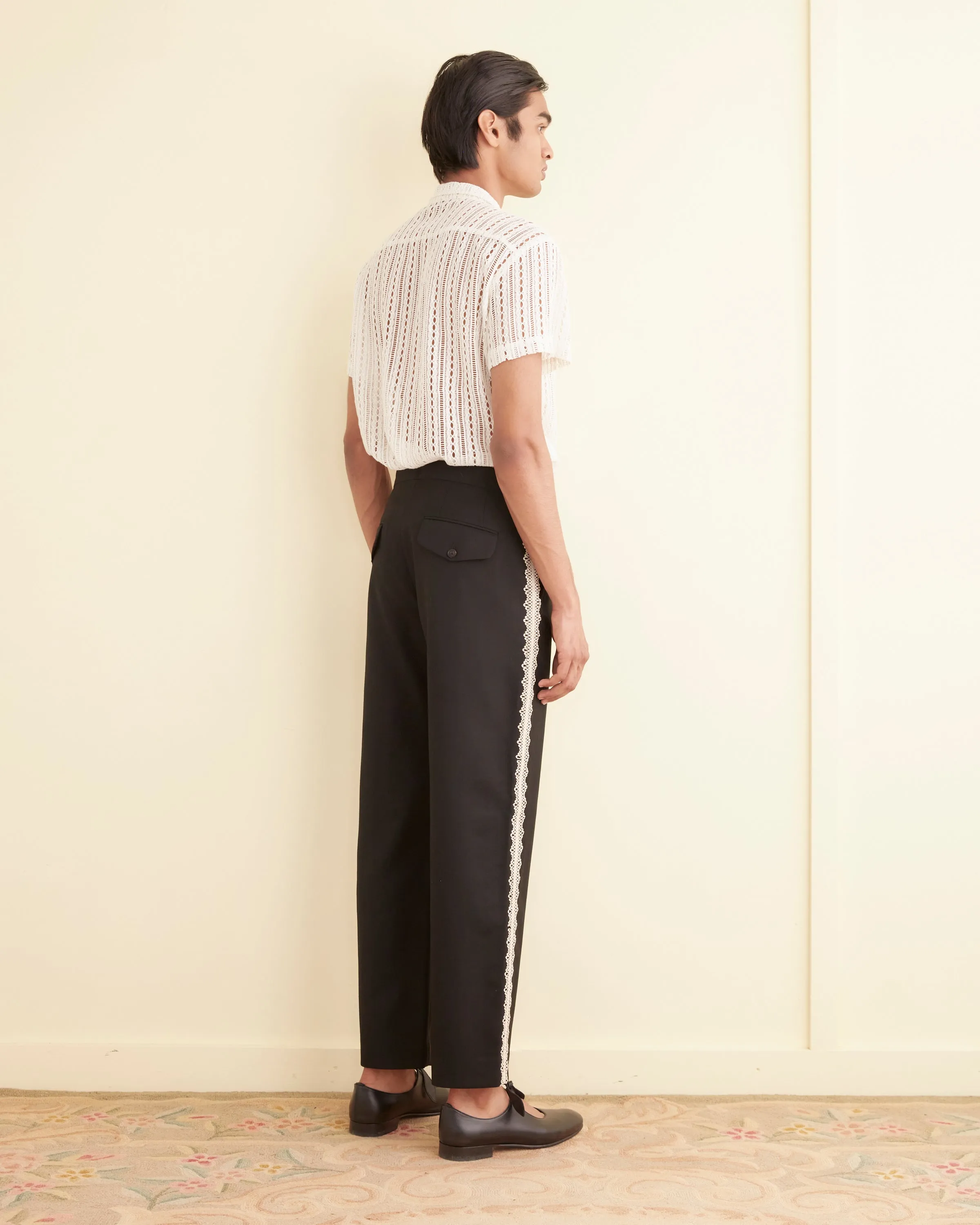 Lacework Side Buckle Trousers sold by BODE product image thumbnail 3