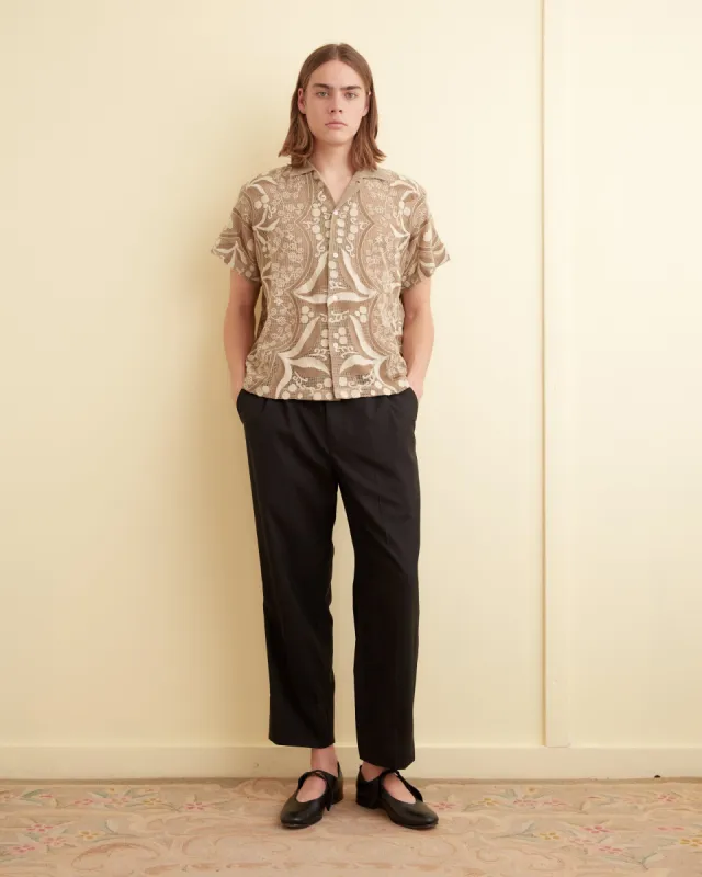 Filet Filigree Short Sleeve Shirt sold by BODE