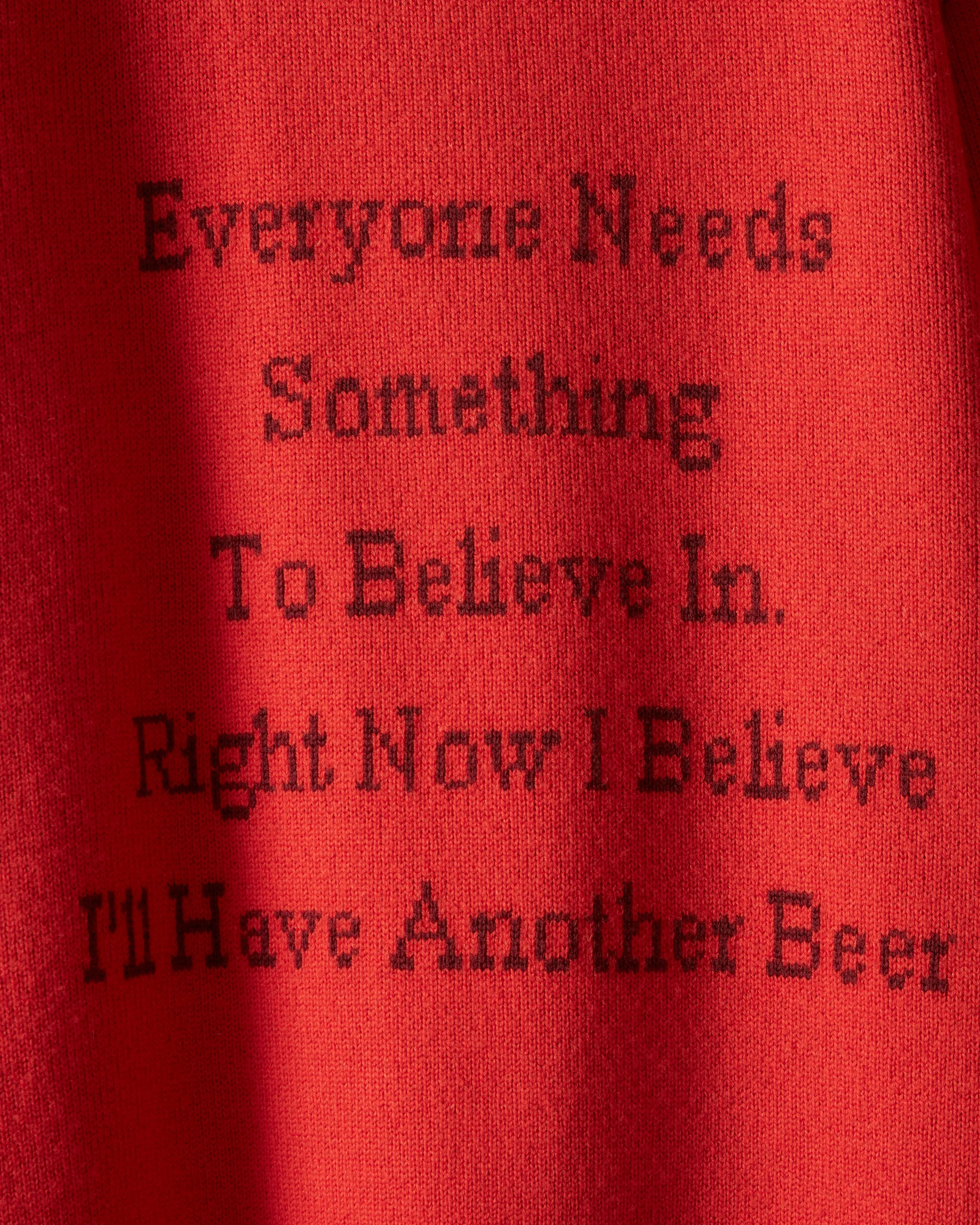 Another Beer Sweater - Orange sold by BODE product image thumbnail 3