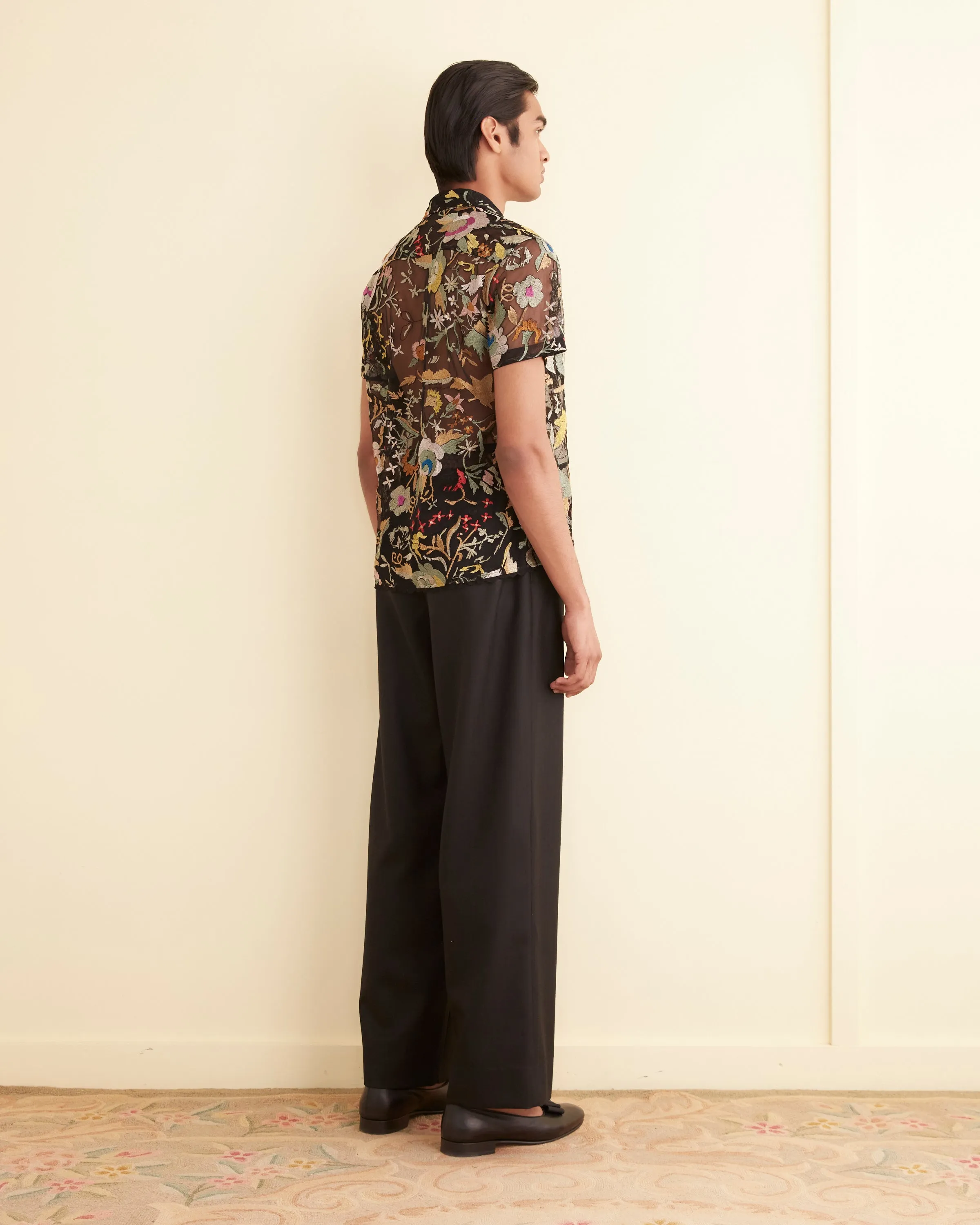 Heirloom Floral Short Sleeve Shirt sold by BODE product image thumbnail 3