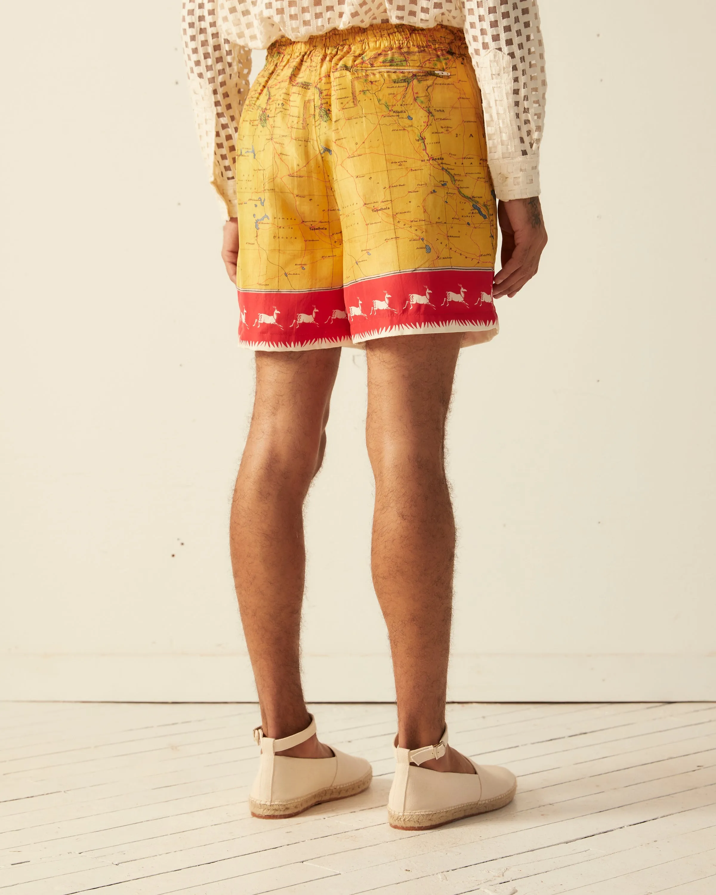 Morocco Map Shorts sold by BODE product image thumbnail 4