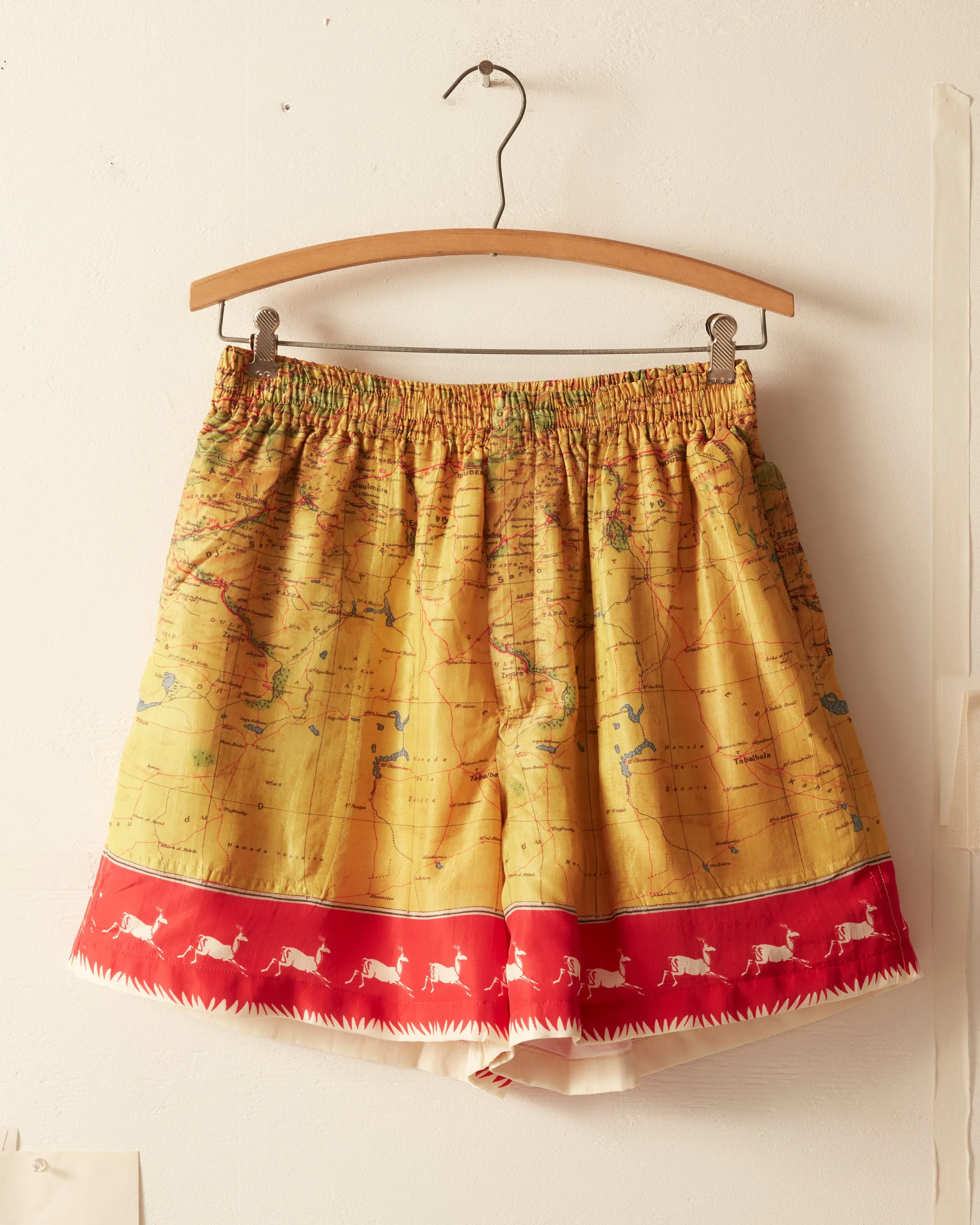 Morocco Map Shorts sold by BODE