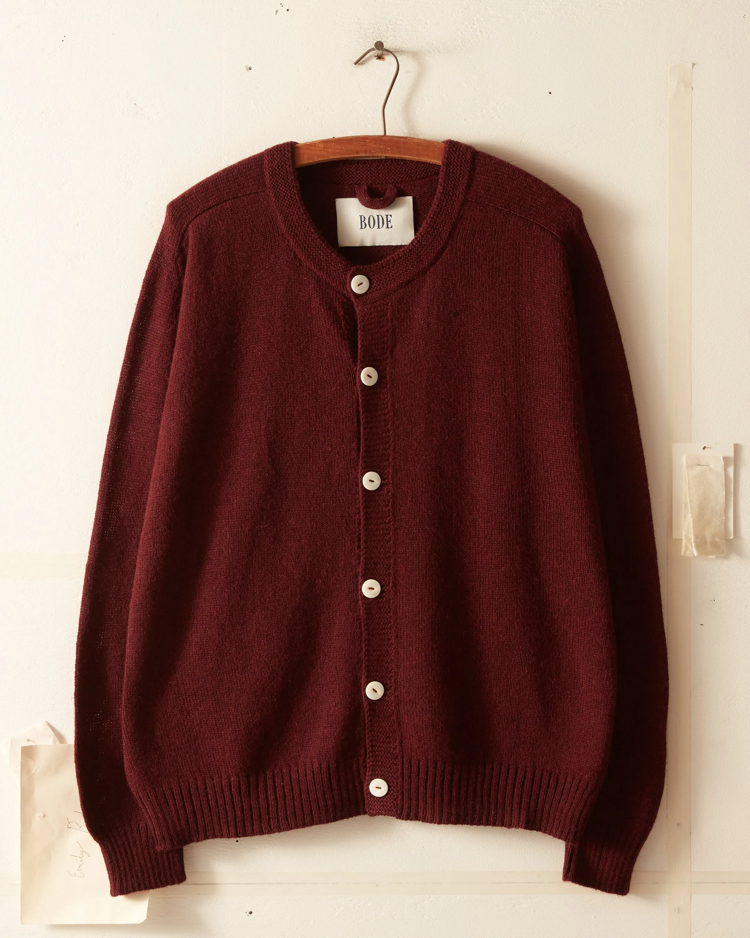 Orchard Cardigan - Maroon sold by BODE product image thumbnail 2