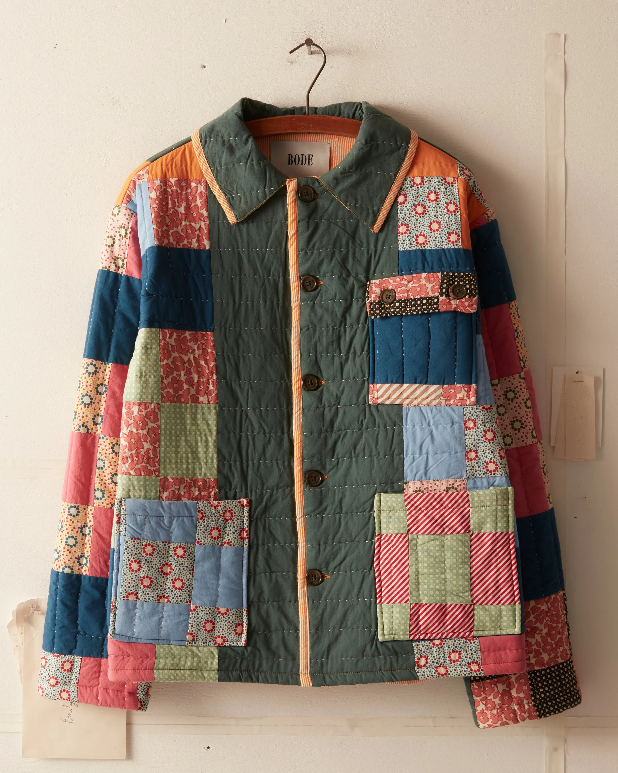 Dotted Daisy Quilt Workwear Jacket sold by BODE