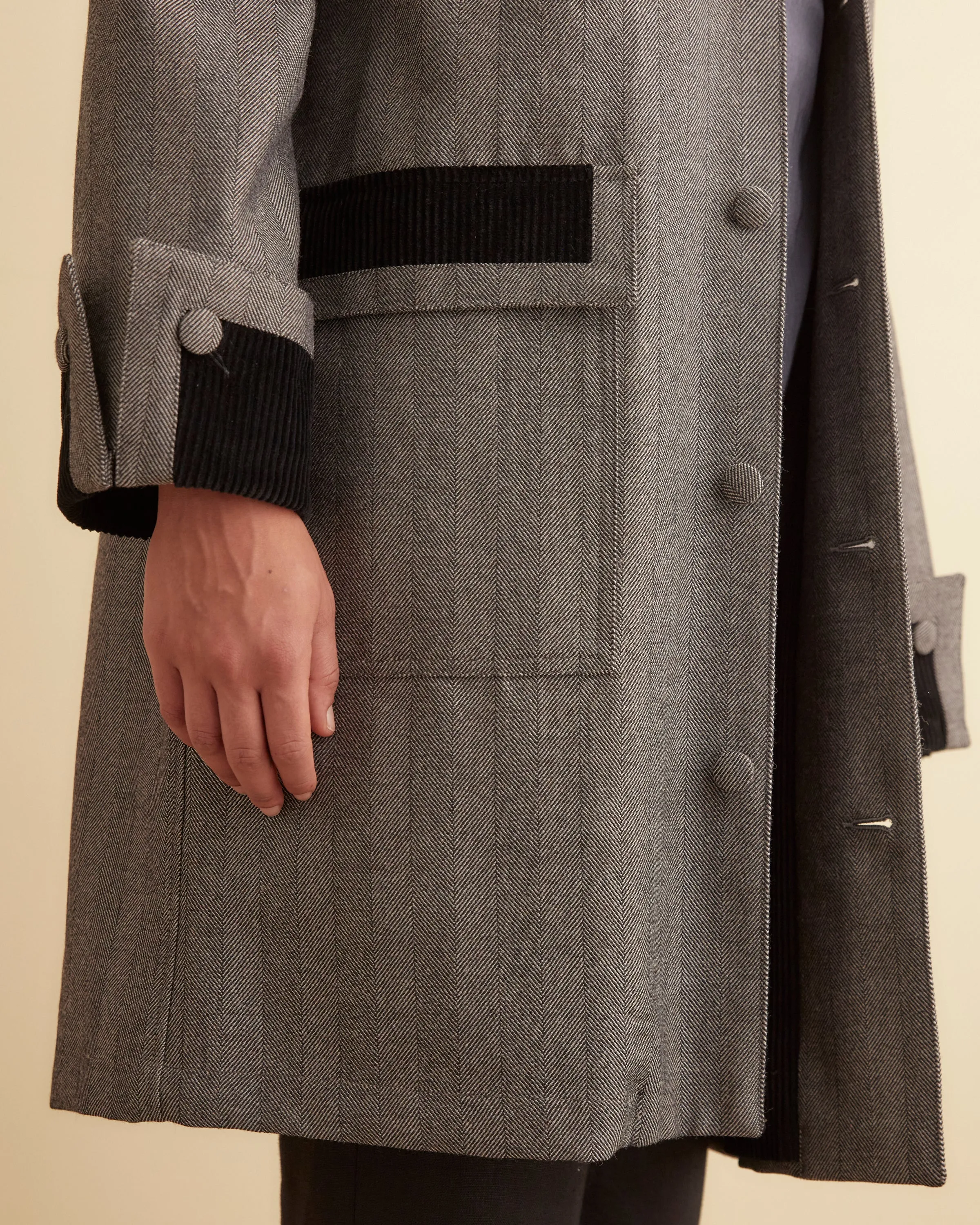 Herringbone Rennie Coat sold by BODE product image thumbnail 2