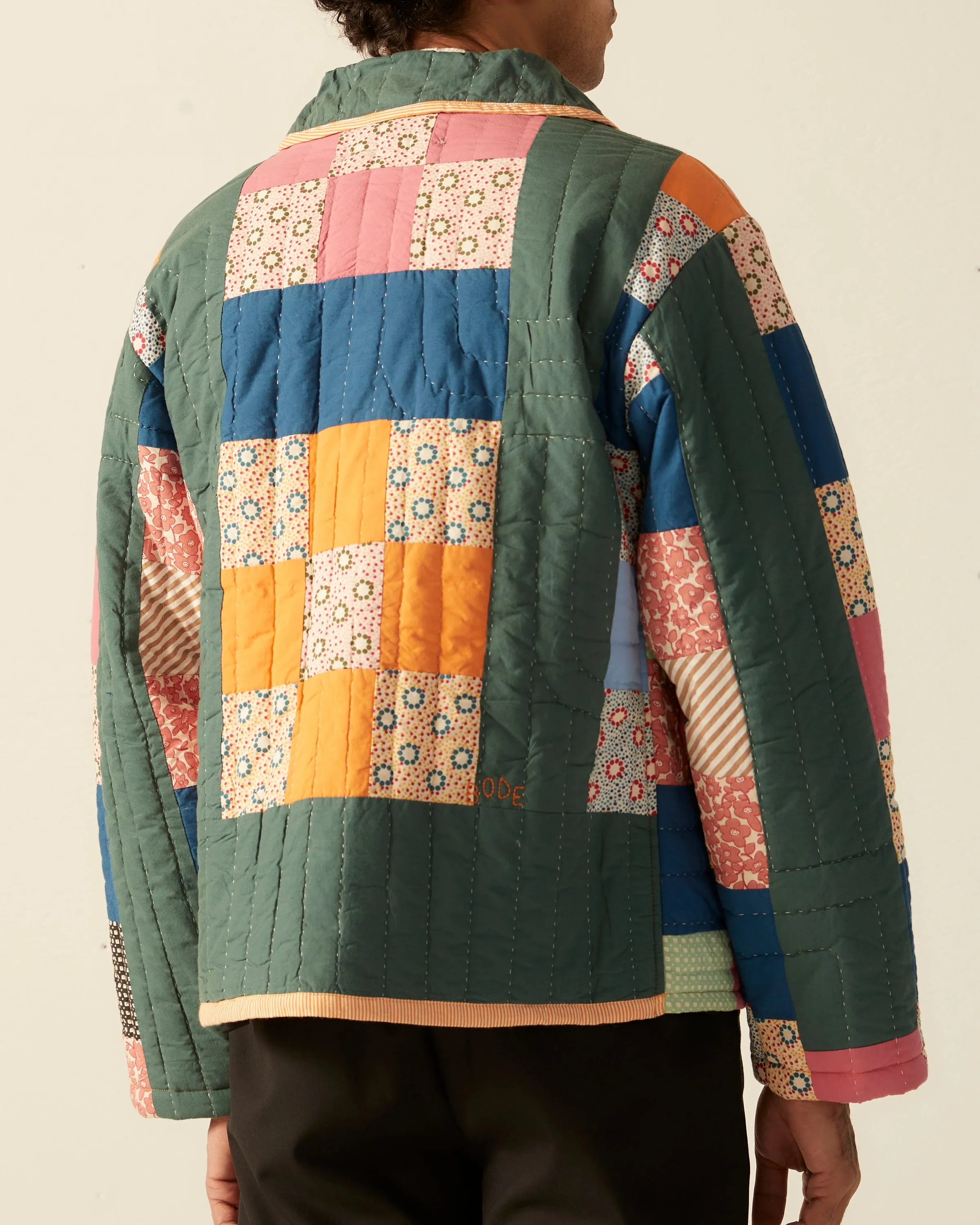 Dotted Daisy Quilt Workwear Jacket sold by BODE product image thumbnail 4