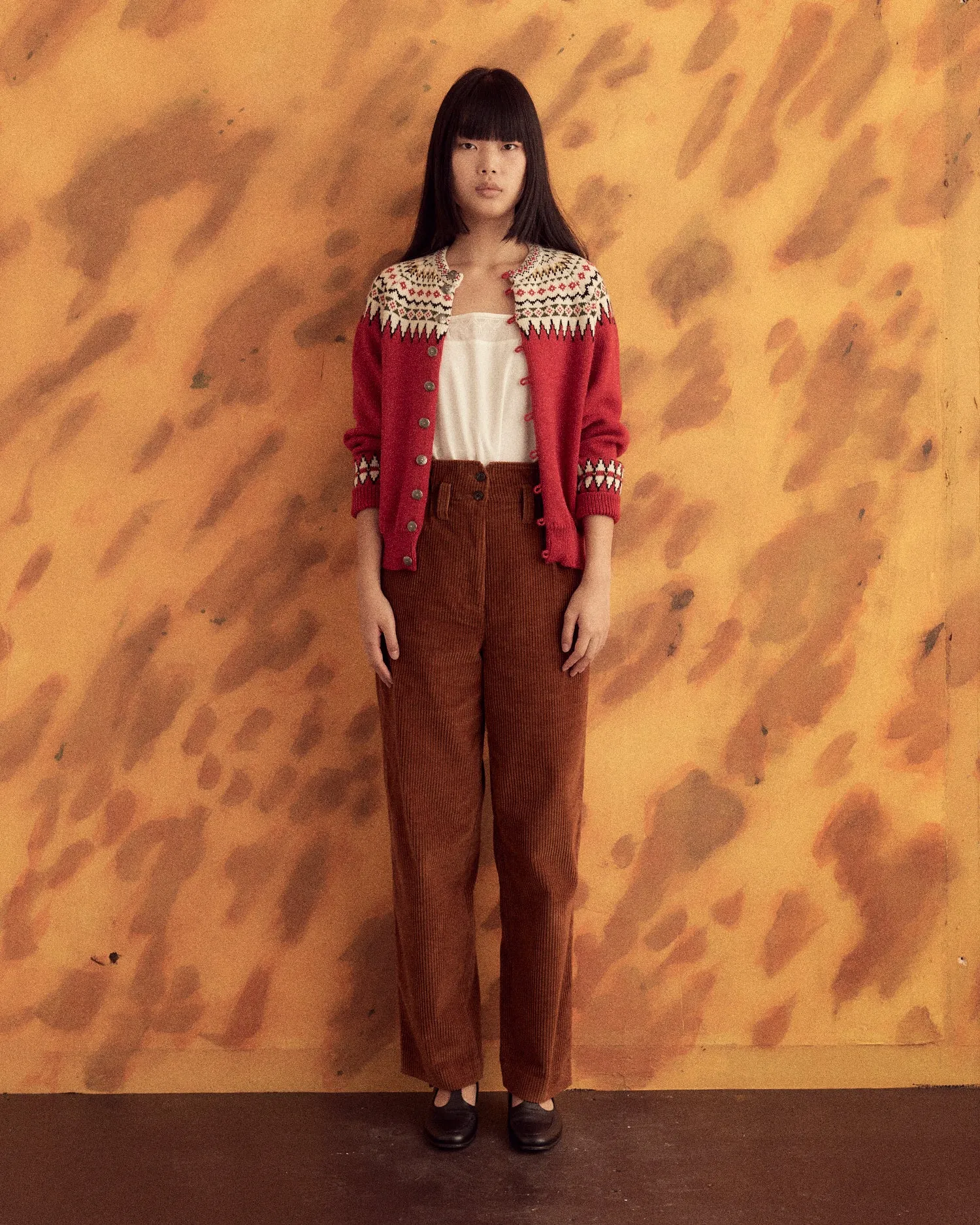 Corduroy Shakey Trousers - Brown sold by BODE