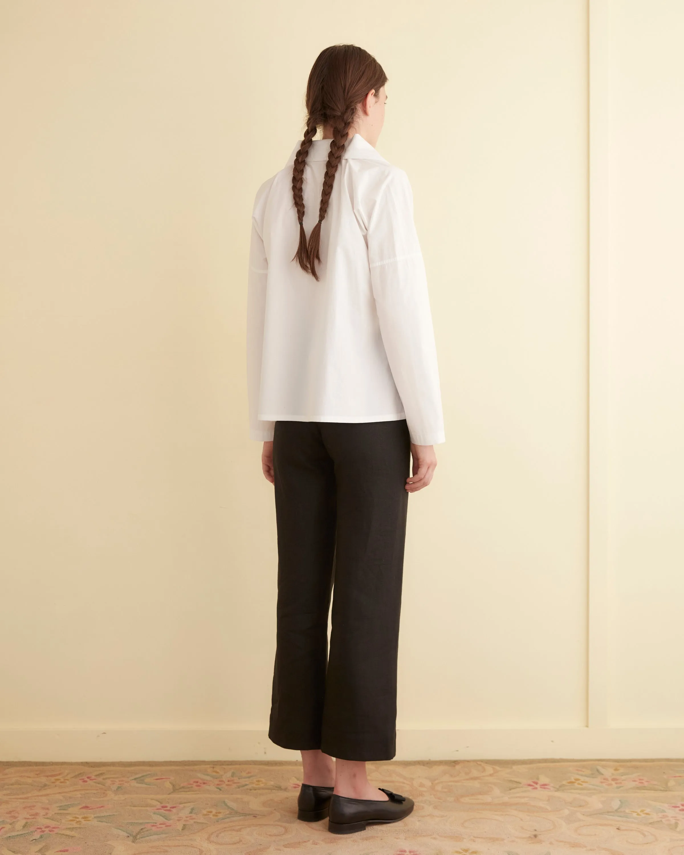 Bonnie Shirt - Ecru sold by BODE product image thumbnail 3