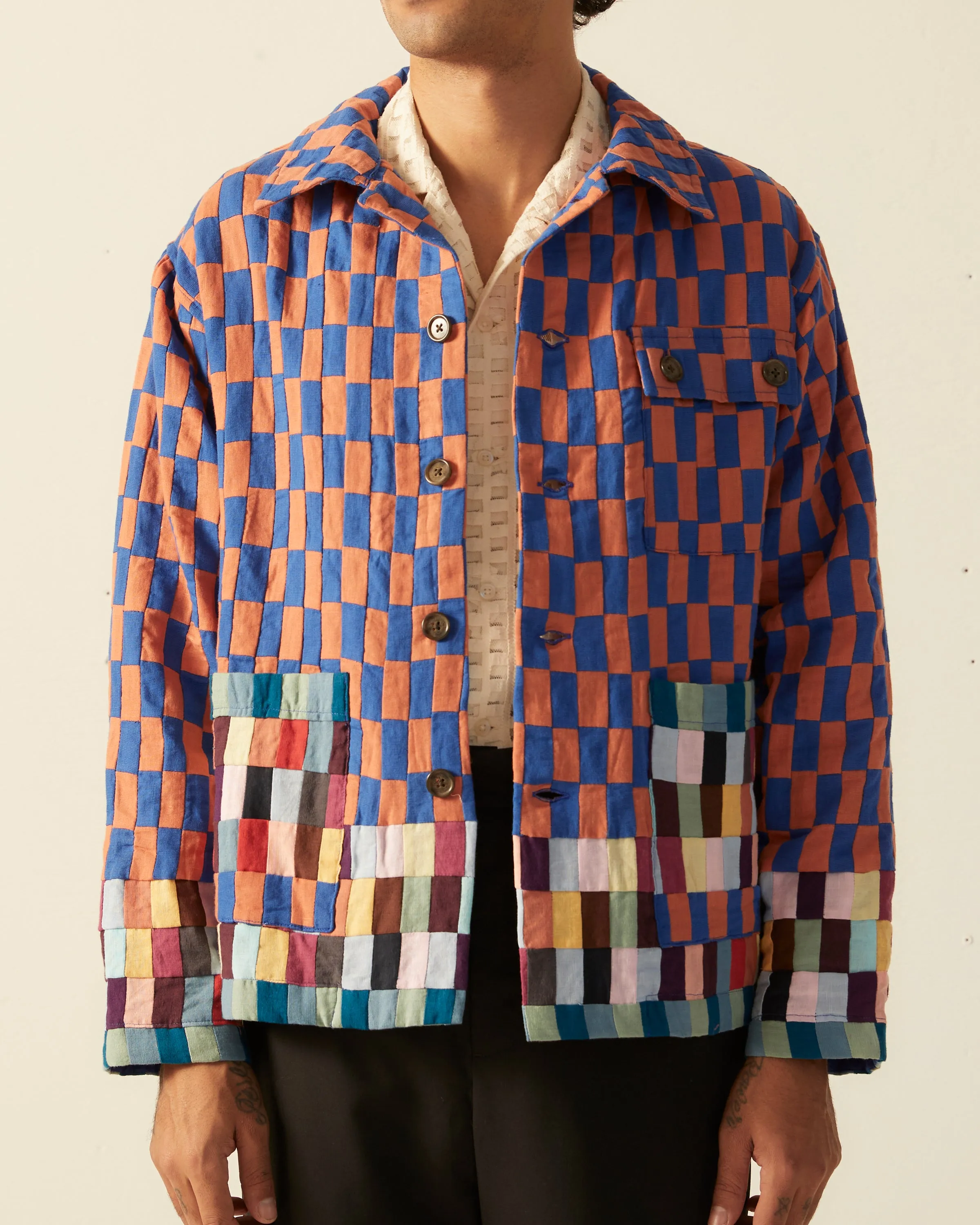 Mini Patchwork Workwear Jacket sold by BODE product image thumbnail 2