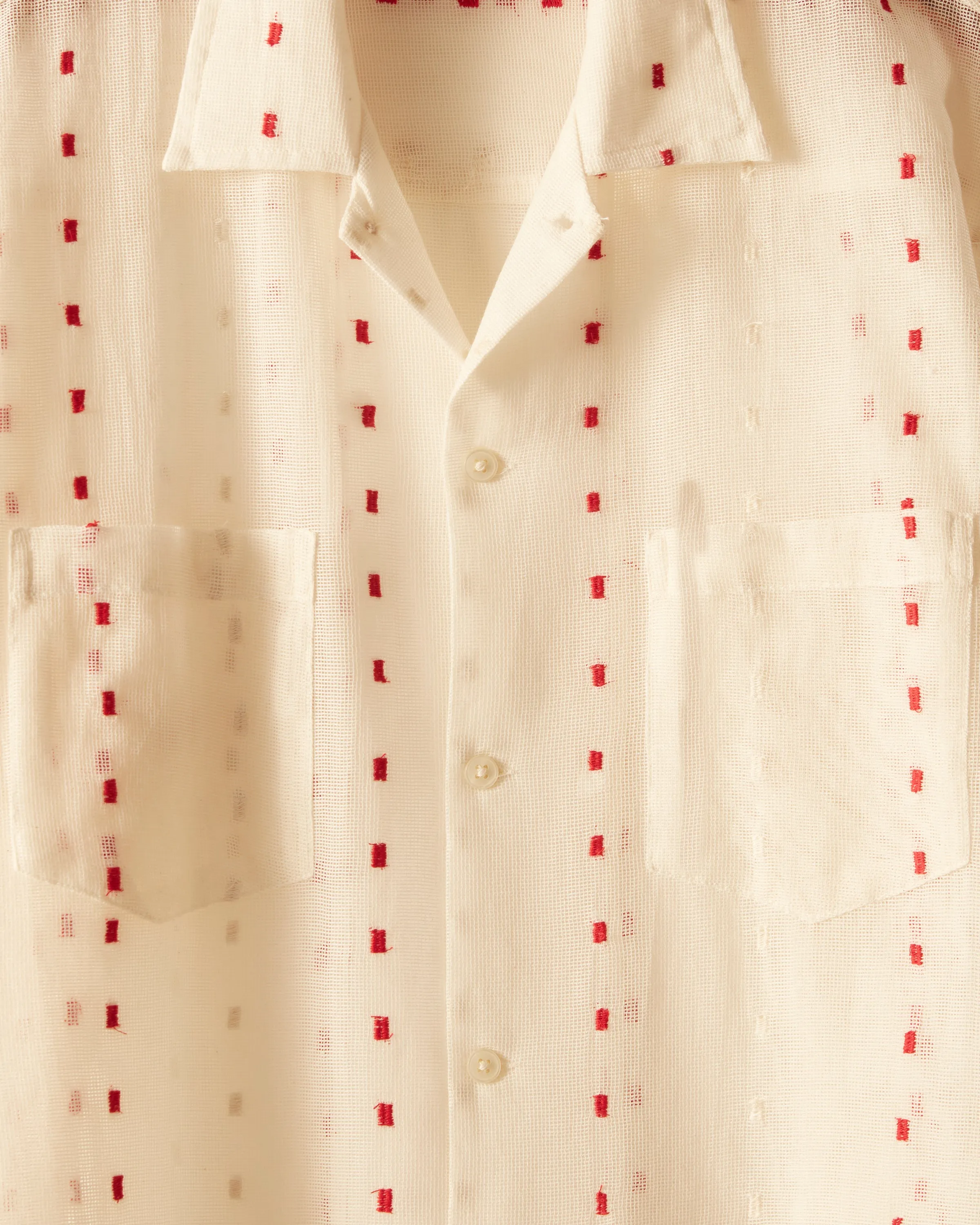 Duo Dot Mesh Short Sleeve Shirt sold by BODE product image thumbnail 3