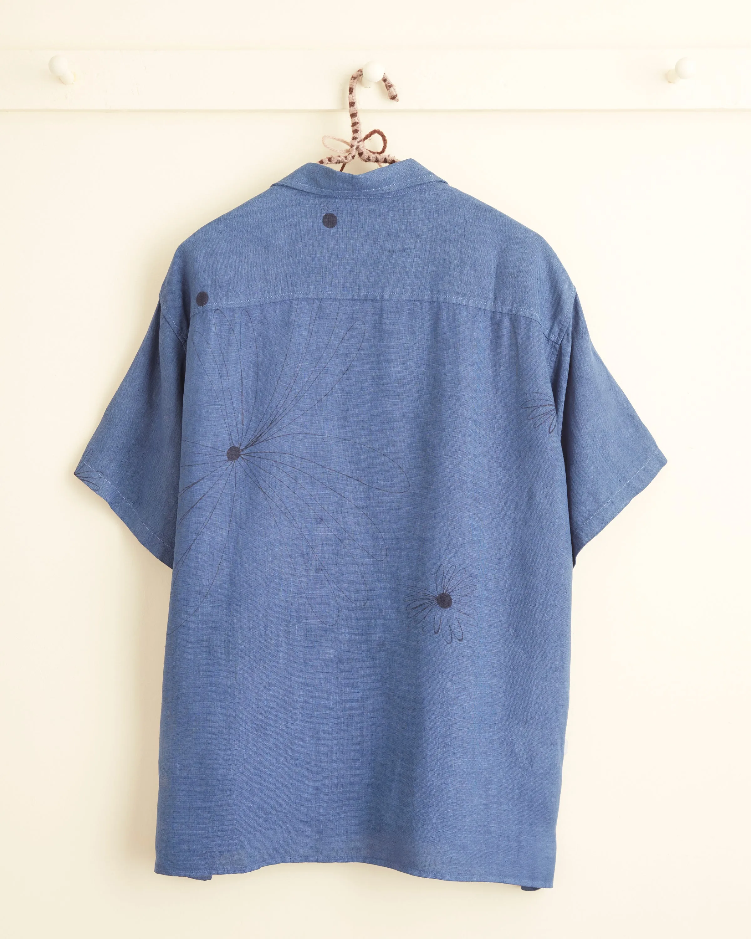Overdyed Tablecloth Short Sleeve Shirt - L sold by BODE product image thumbnail 3