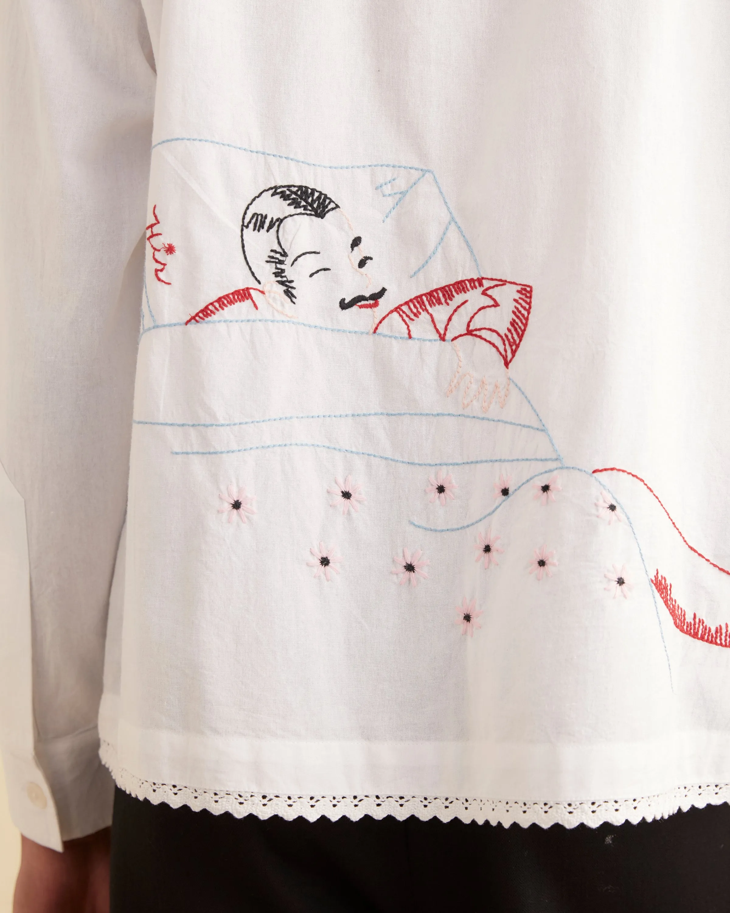 His-and-Hers Long Sleeve Shirt sold by BODE product image thumbnail 4