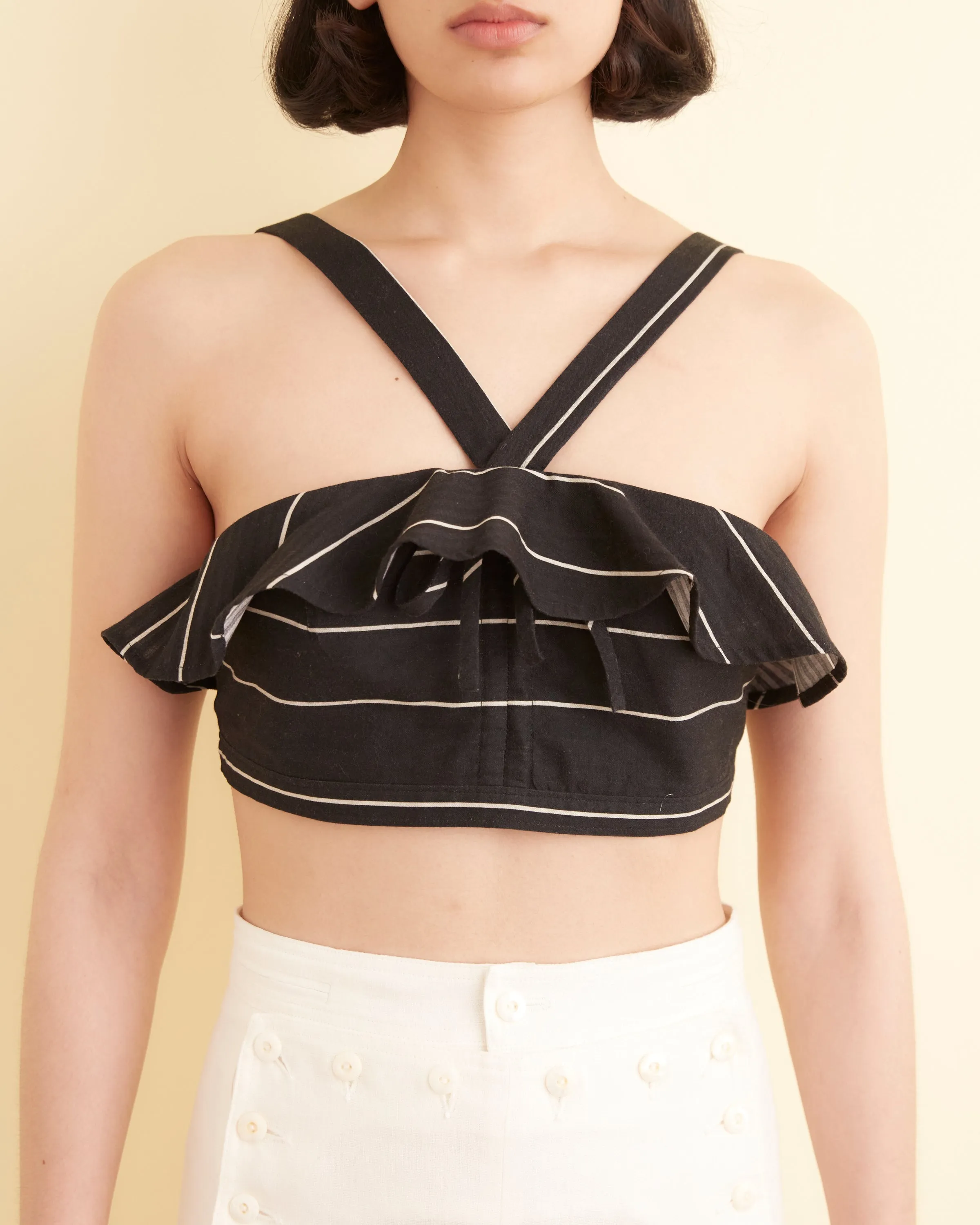 Full Tide Stripe Bra sold by BODE product image thumbnail 2