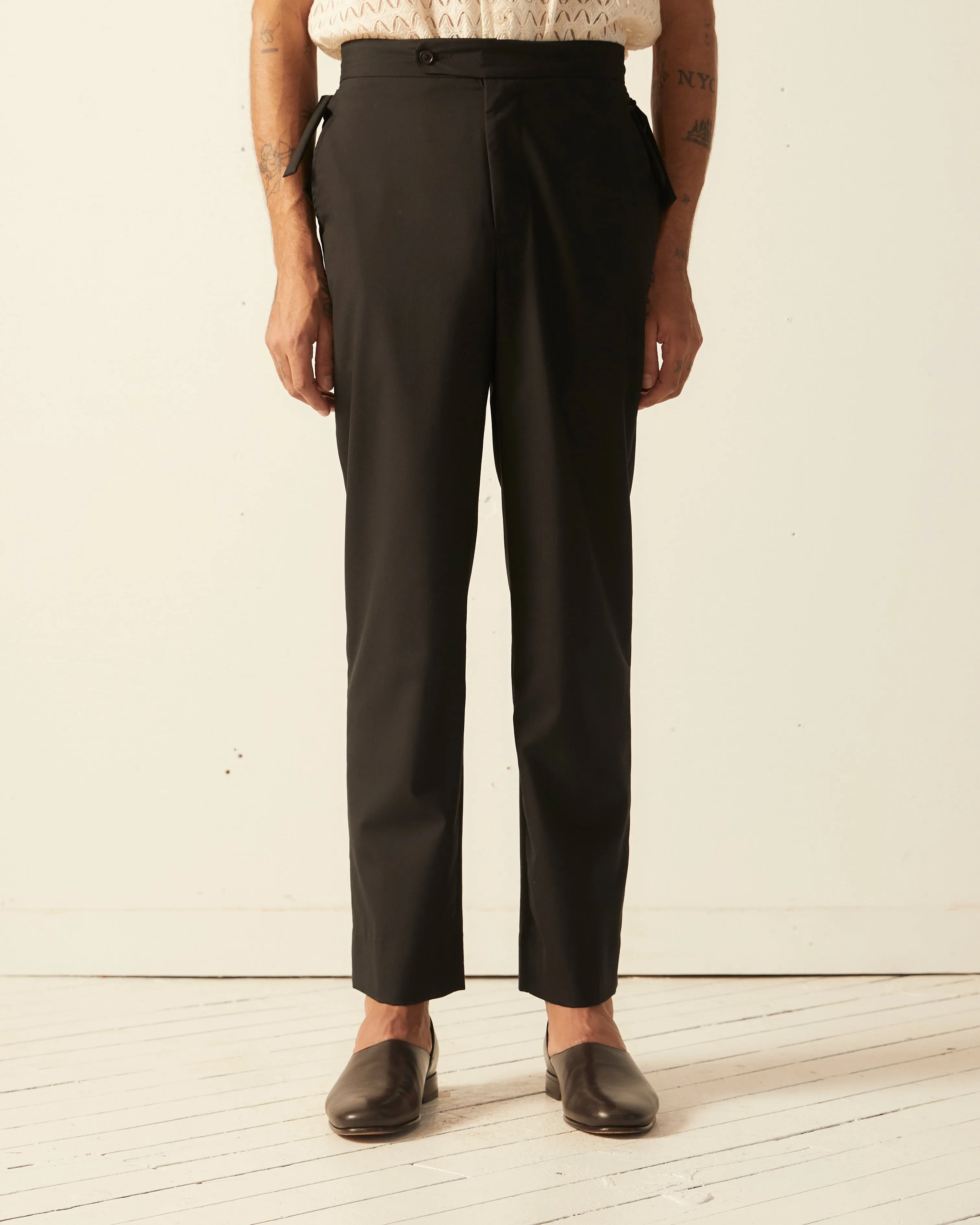 Tropical Wool Side Tie Trousers sold by BODE product image thumbnail 2
